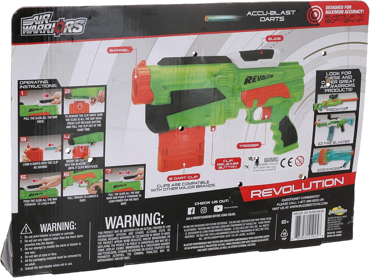 Air Warriors Revolution Dart Atıcı 8li
