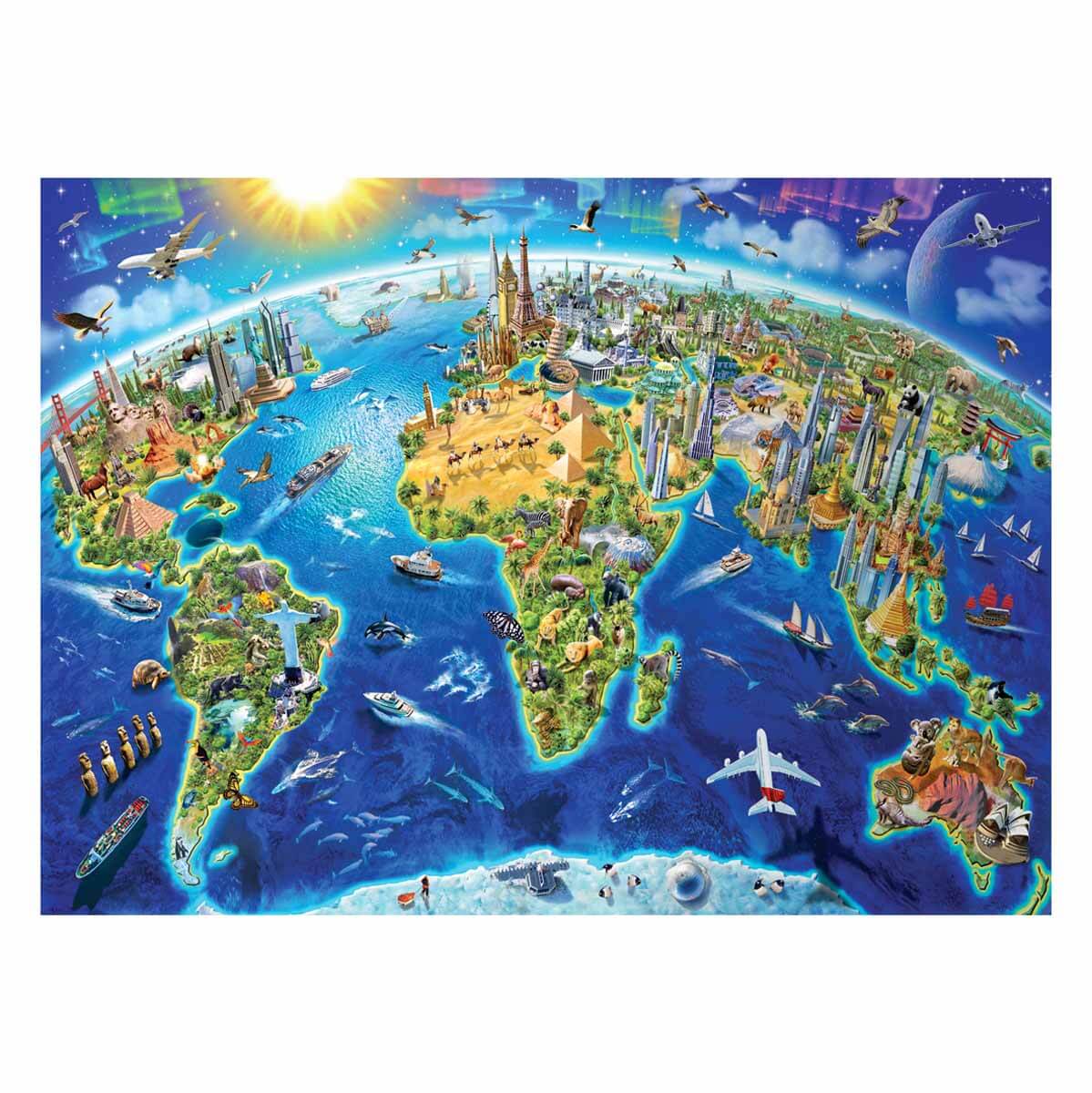 Anatolian Puzzle Dünyanın Simgeleri 4000 Parça