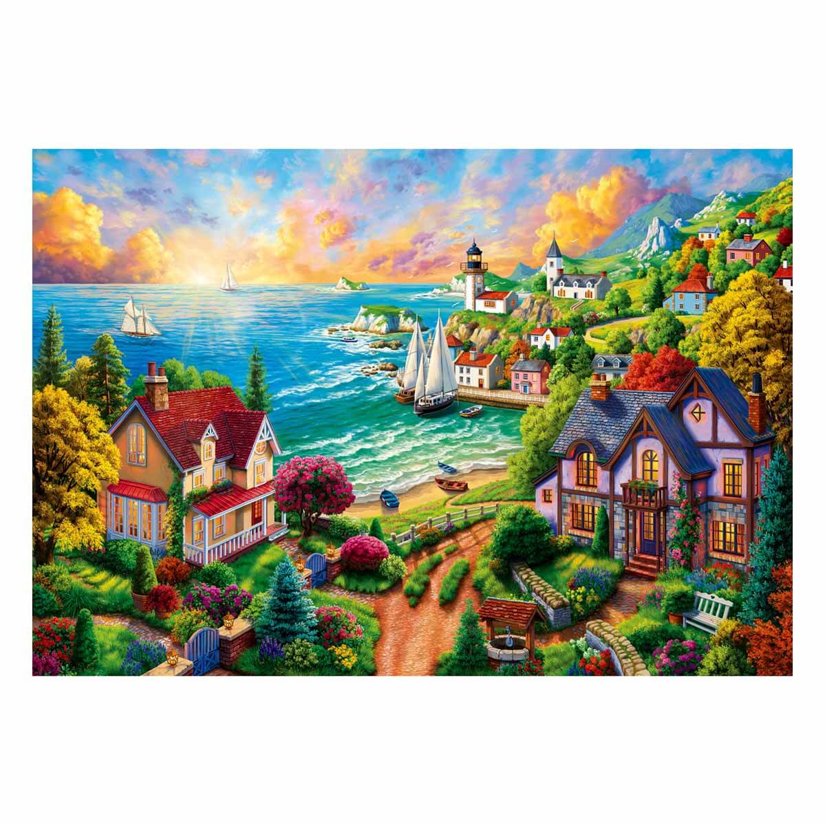 Anatolian Puzzle Sahildeki Köy 260 Parça