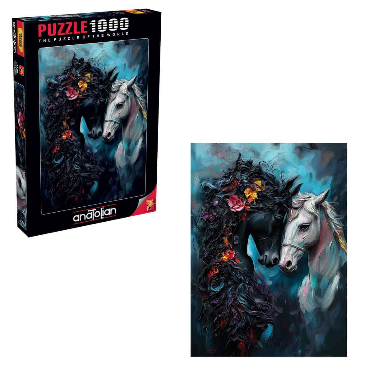 Anatolian Puzzle Siyah Beyaz 1000 Parça