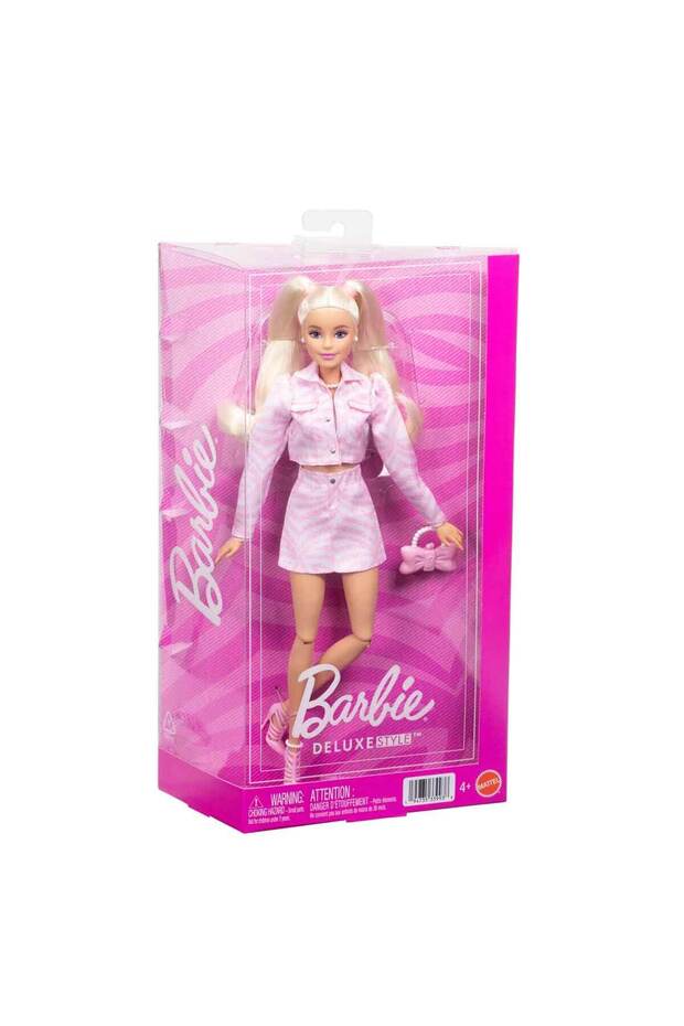Barbie Deluxe Style Bebek Pembe Ceketli