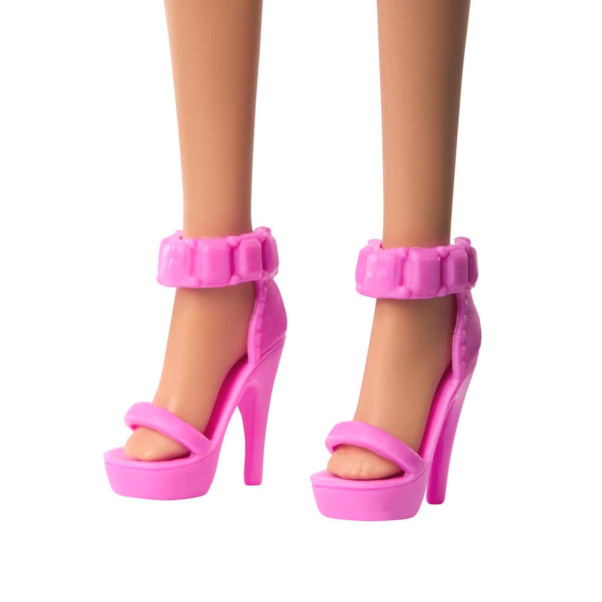 Barbie Pembe Elbiseli Bebek 65.Yıl Özel