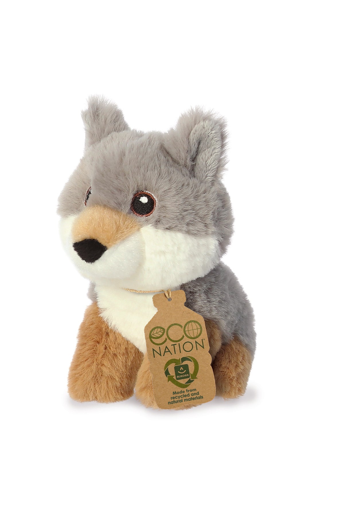 Eco Nation Mini Wolf Peluş 13 cm
