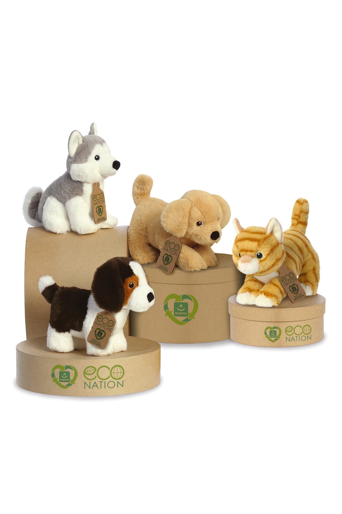 Eco Nation Yellow Labrador Dog Peluş 21 cm