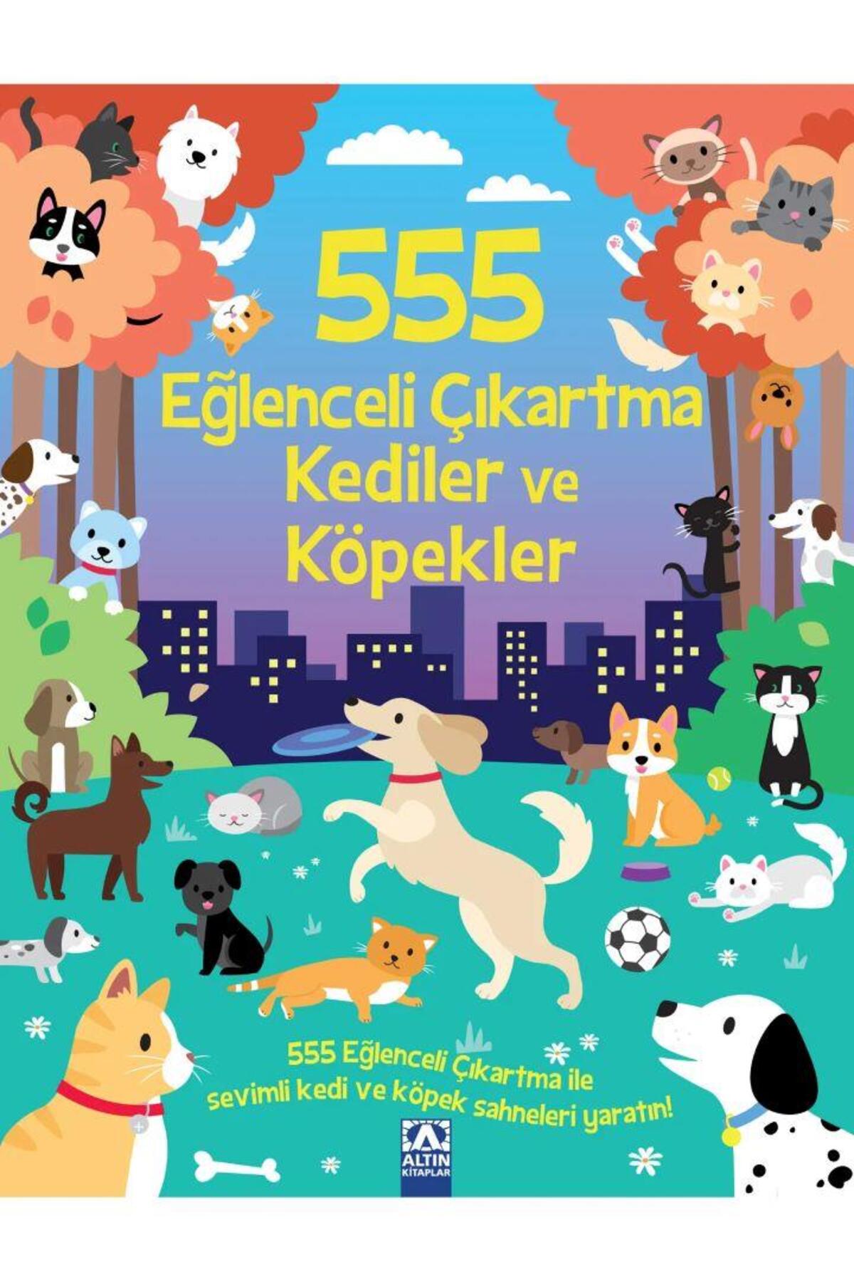 Eğlenceli Çıkartma Kitabı Kediler ve Köpekler