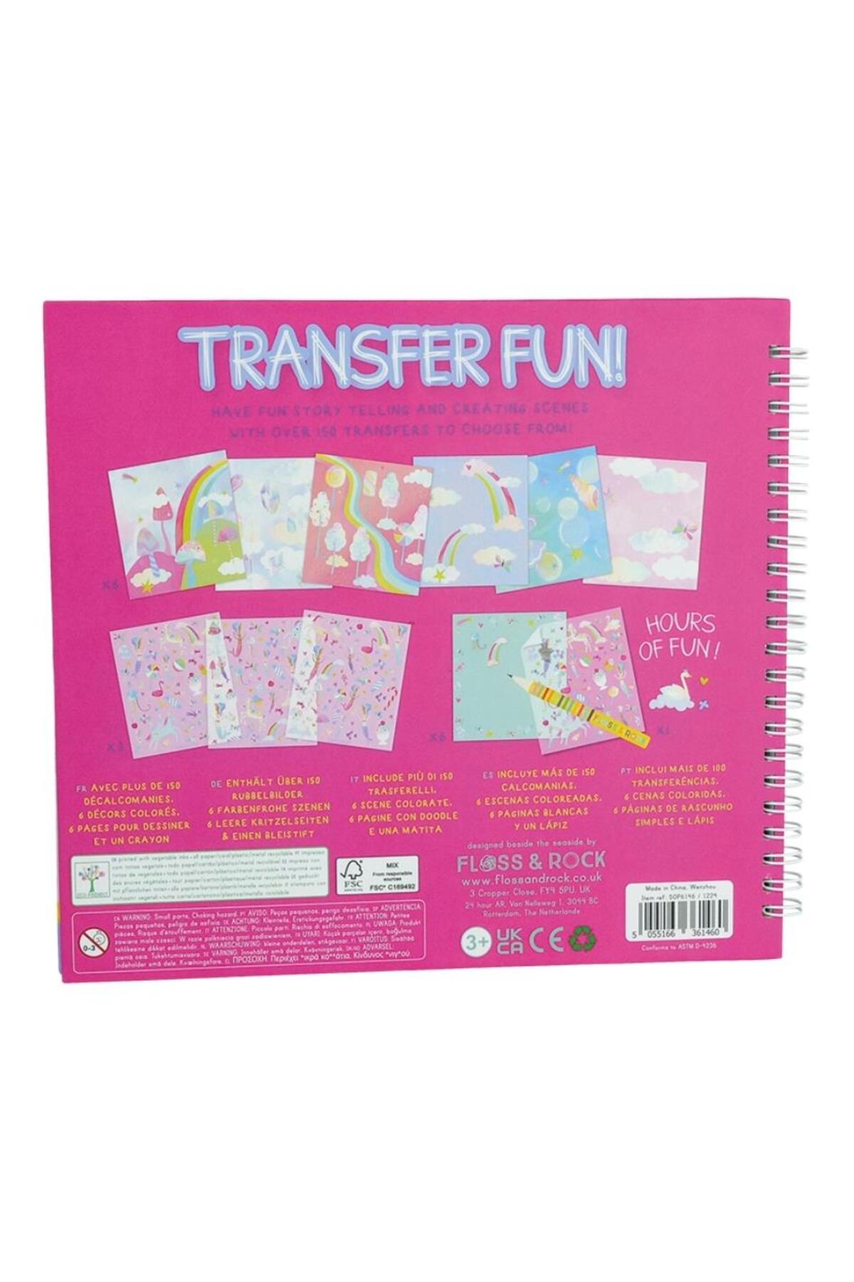 Floss Rock Transfer Fun Fantasty Aktivite Kitabı