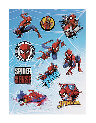 Frocx Spiderman Kabartmalı Sticker Sense