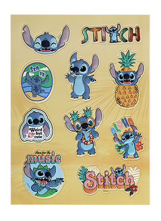 Frocx Stitch Kabartmalı Sticker Aloha