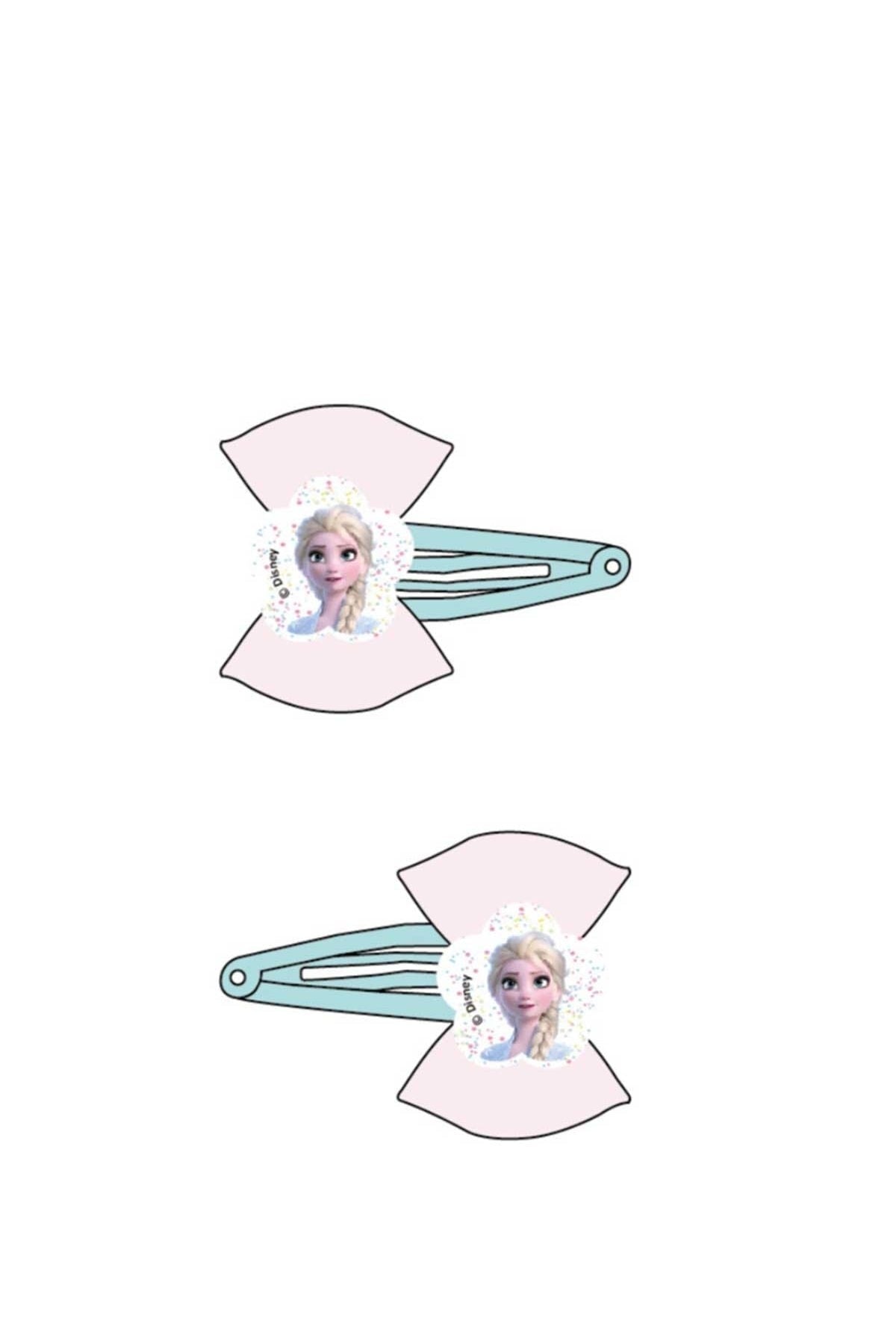 Frozen Çıt Çıt Toka Fiyonklu 2li Paket Floral