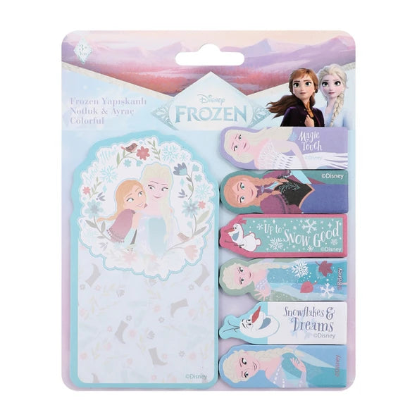 Frozen Yapışkanlı Notluk Ayraç Colorful