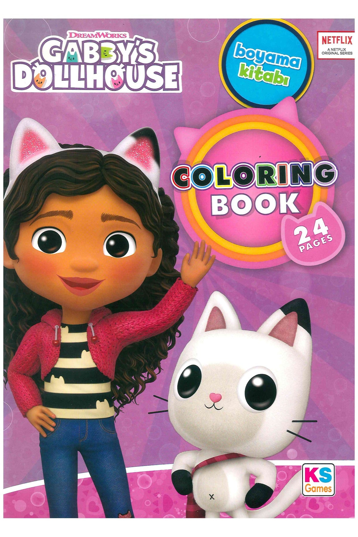 Gabbys Dollhouse Boyama Kitabı
