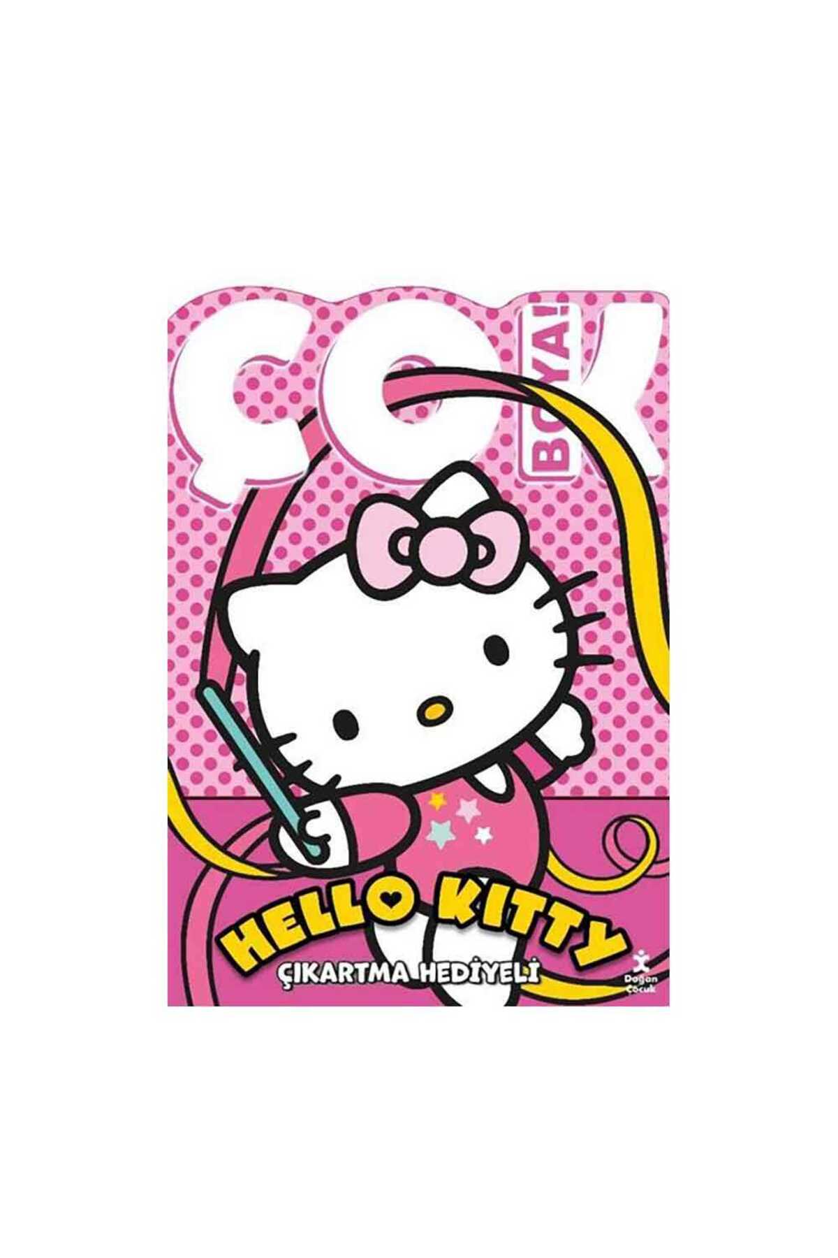 Hello Kitty Çıkartmalı Dev Boyama Kitabı