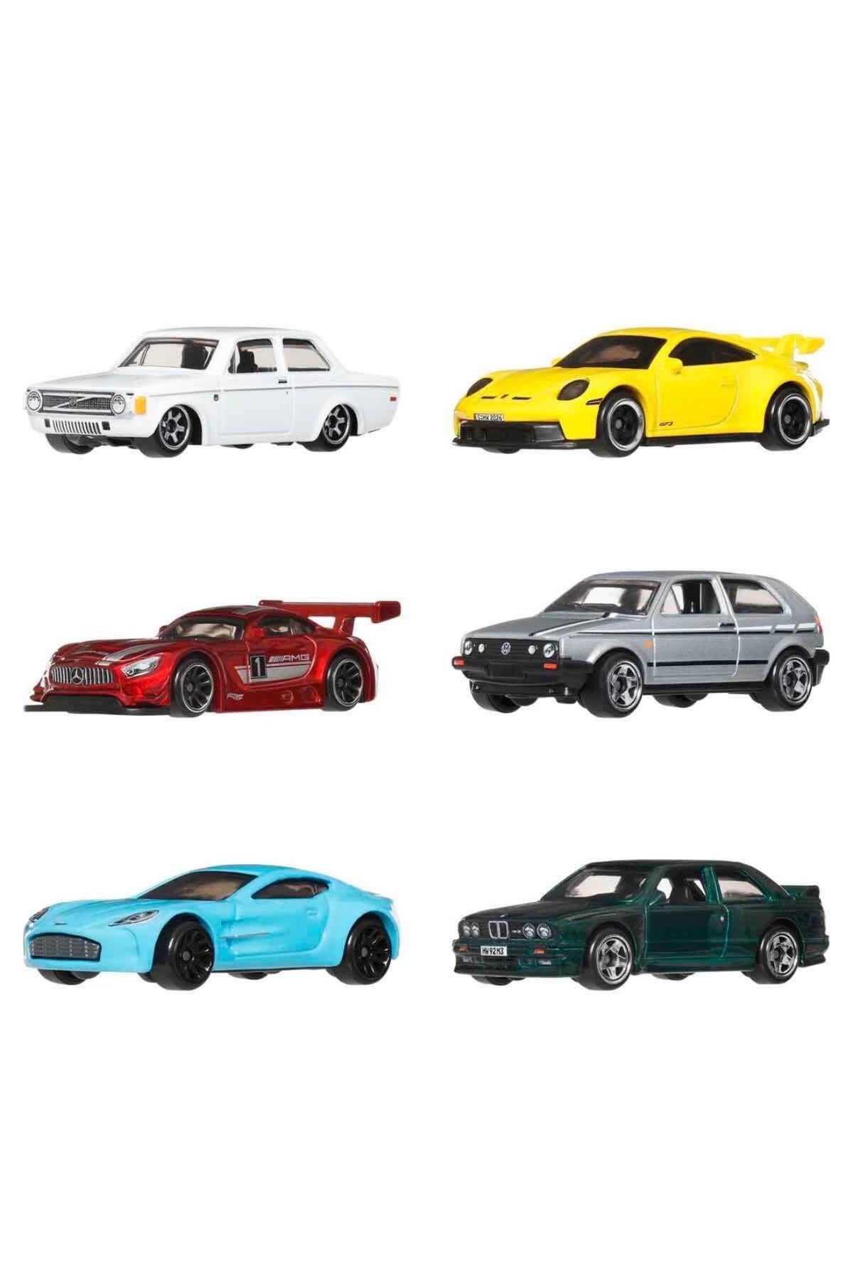 Hot Wheels Silver Serisi Euro Style 6’lı Paket