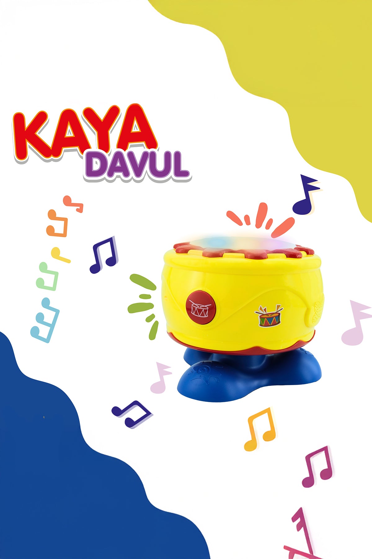 Kaya Davul Pilli Işıklı Sesli