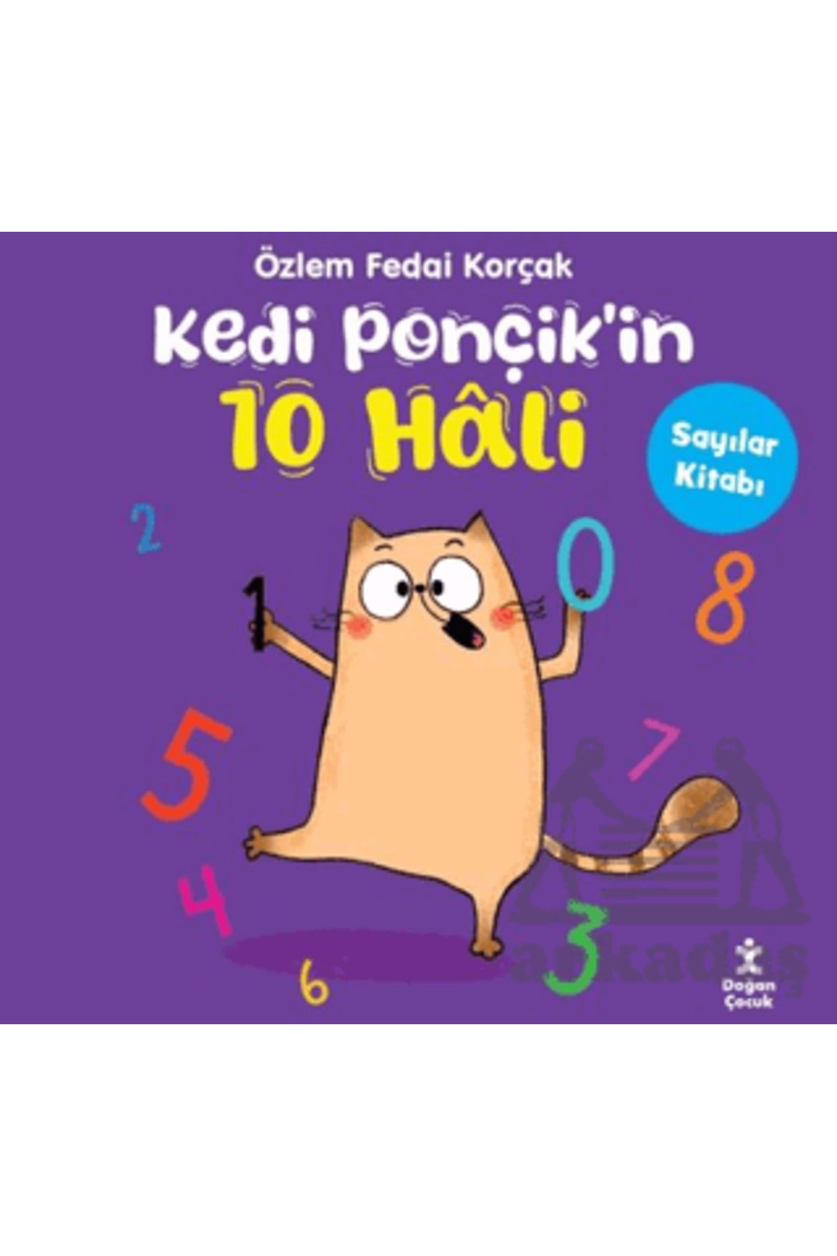 Kedi Ponçik 10 Hali Sayılar Kitabı