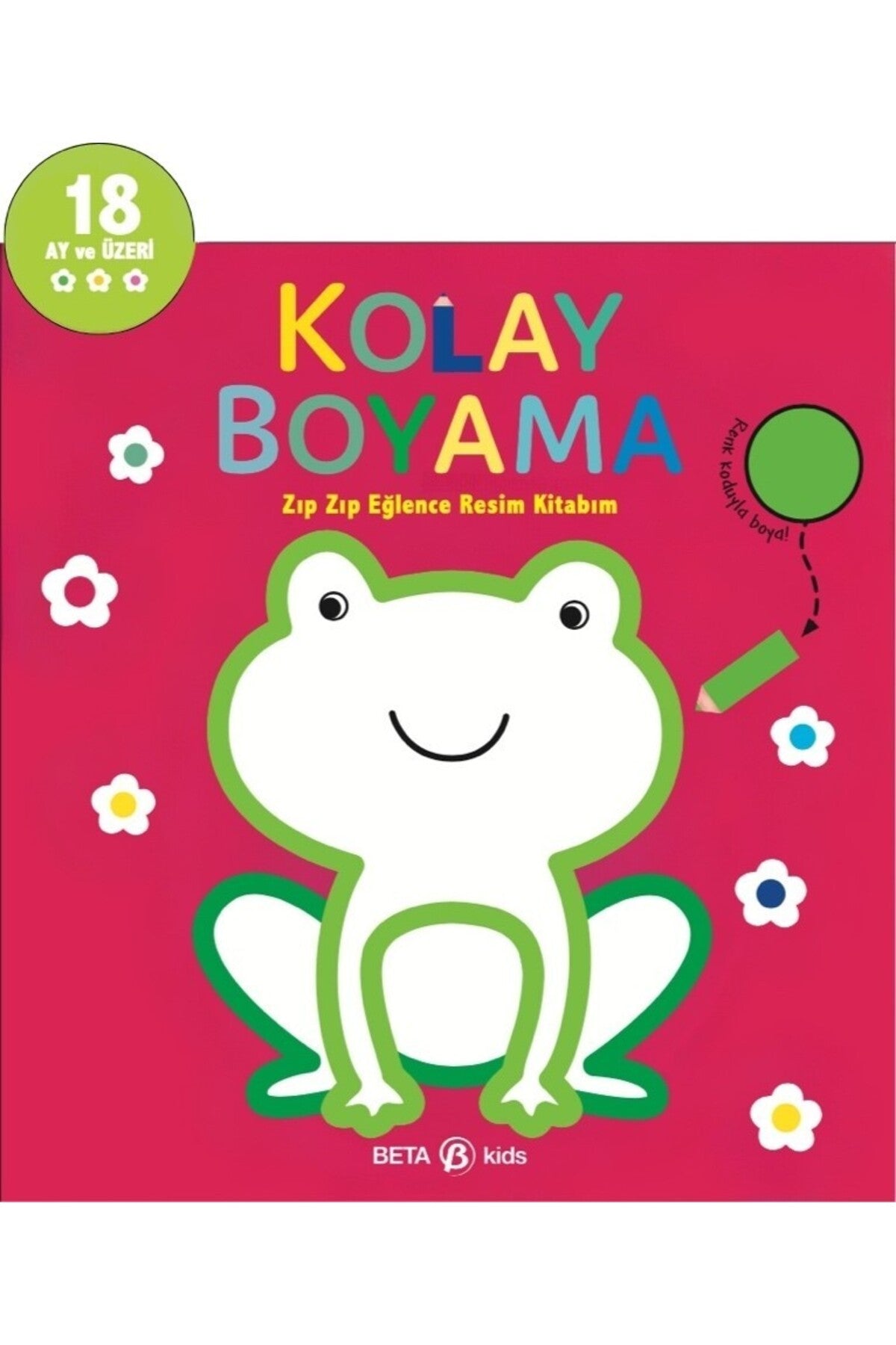 Kolay Boyama Zıp Zıp Eğlence Resim Kitabım