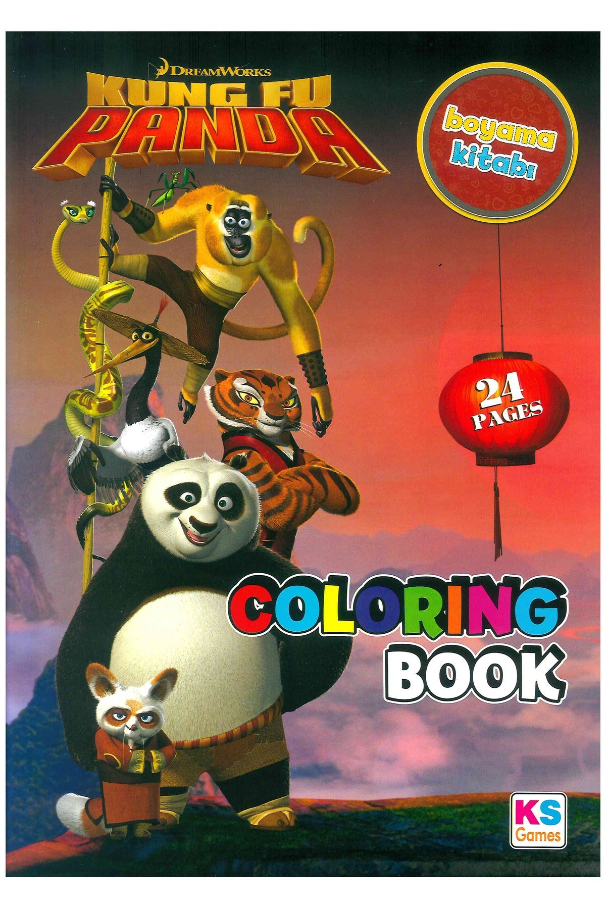 Kung Fu Panda Boyama Kitabı