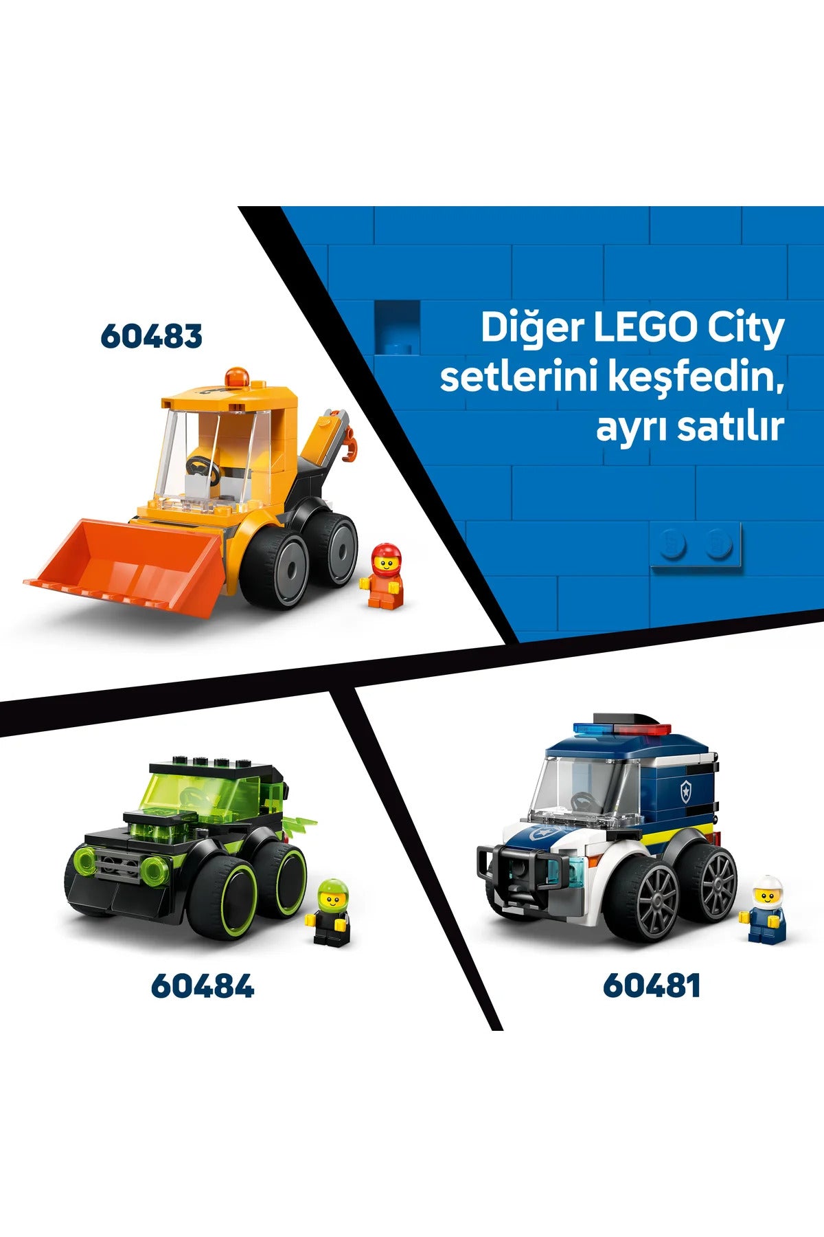LEGO City Araçlar İtfaiye Kamyonu 60482