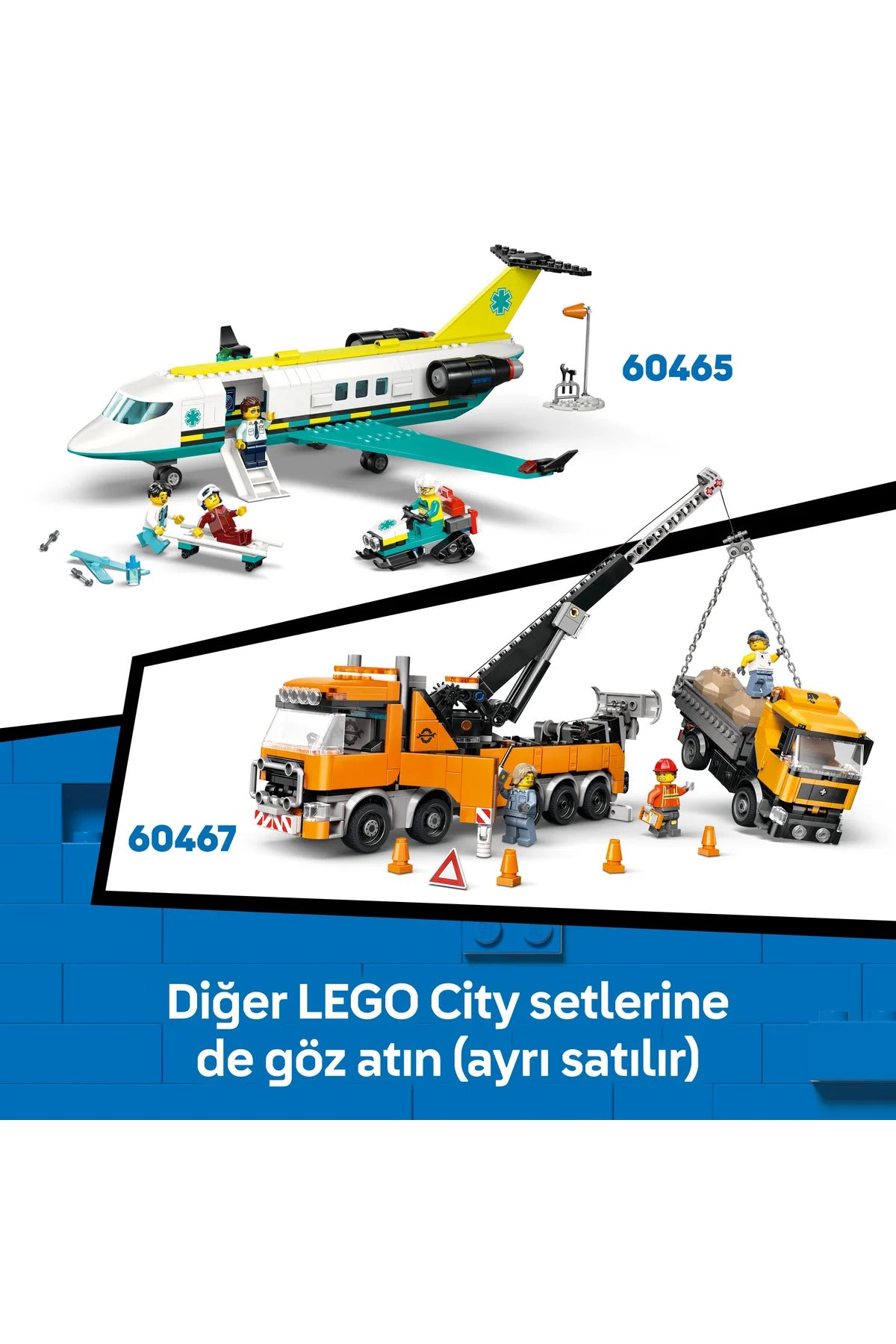 LEGO City Buldozer Sarı 60466