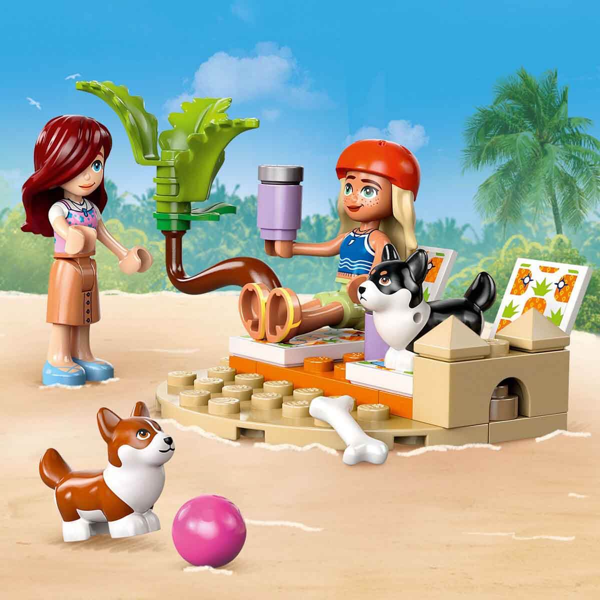 LEGO Friends Sörfçü Köpekler ve Scooter Macerası