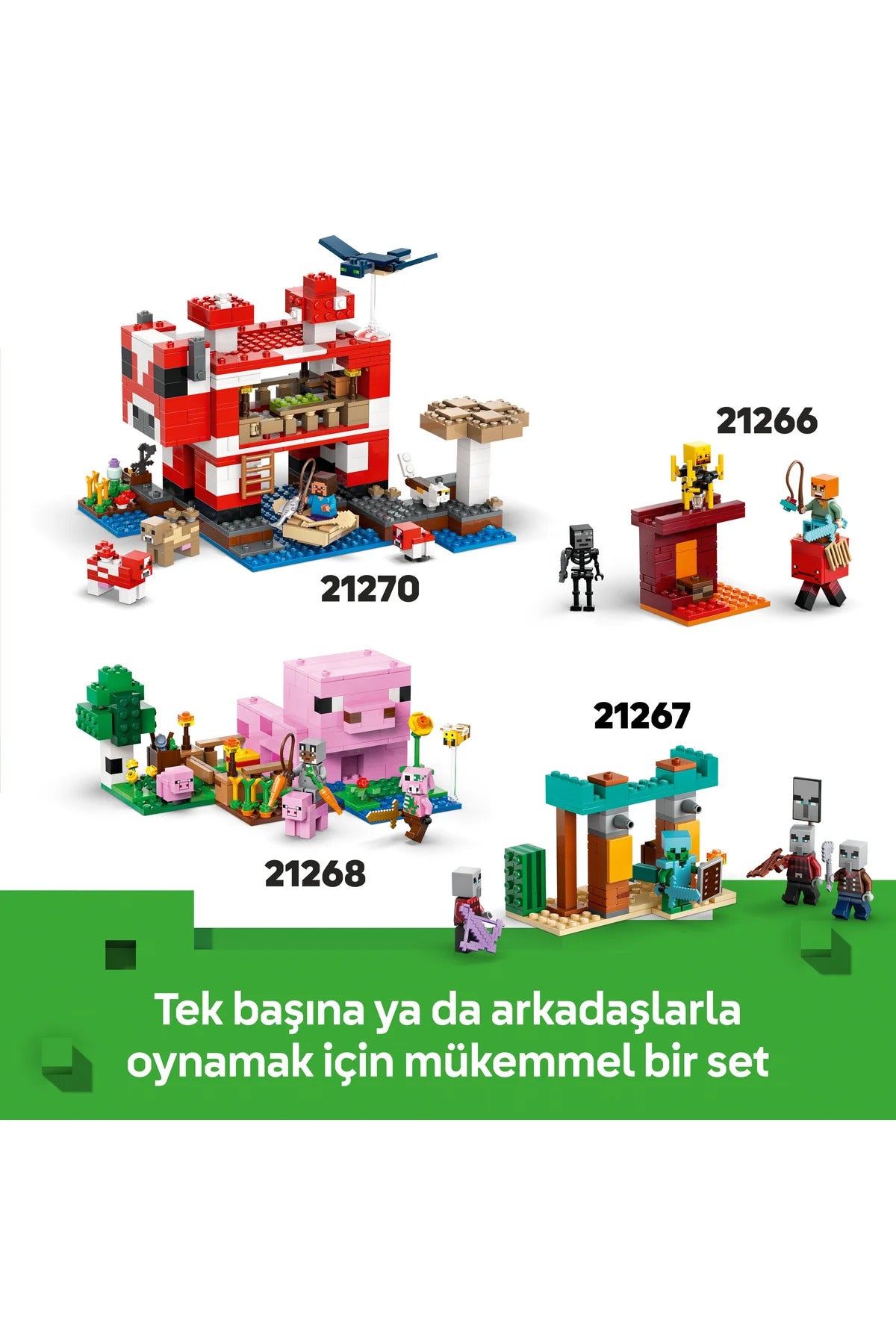 LEGO Minecraft Armadillo Maden Keşfi 21269