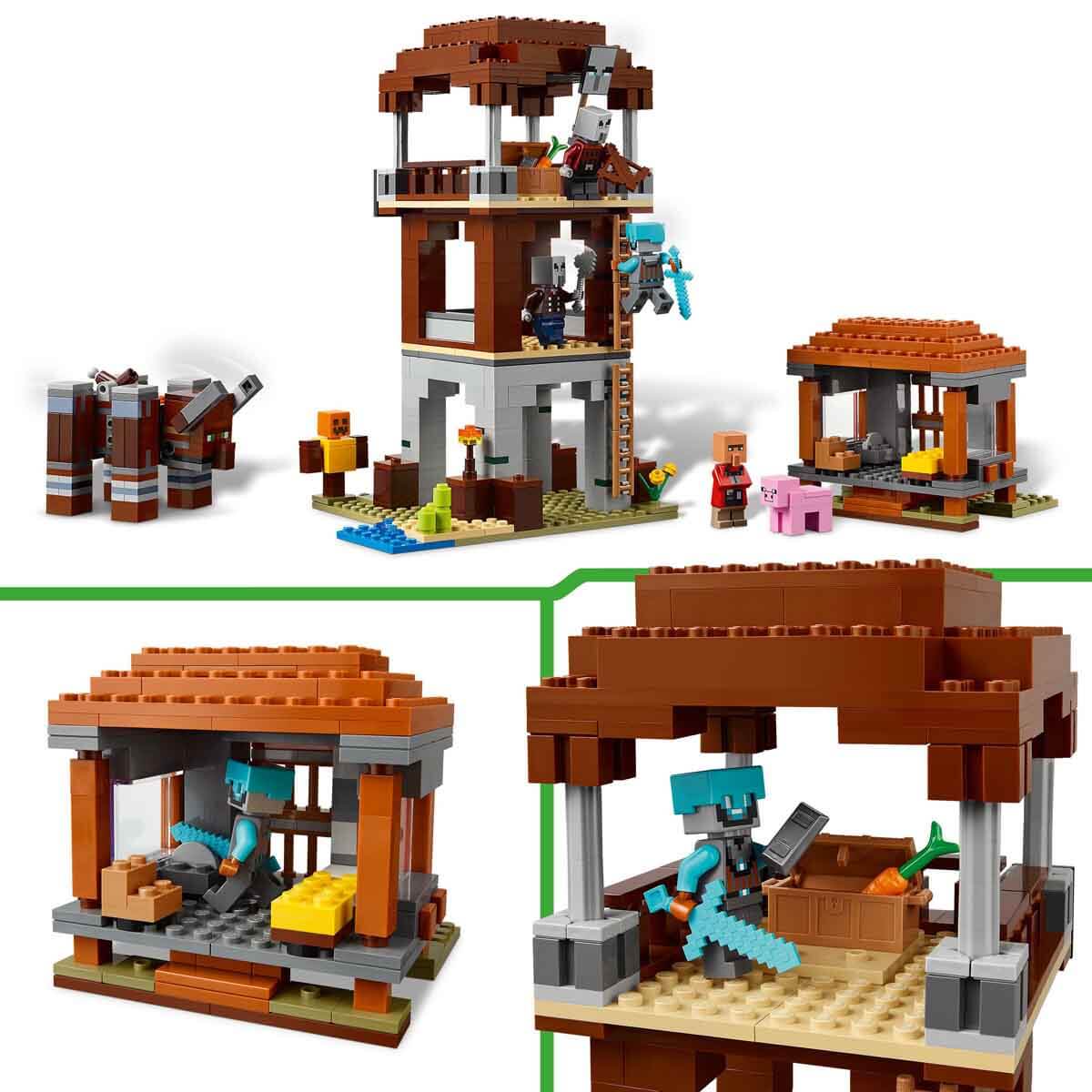LEGO Minecraft Yağmacı Karakolu ve Çapulcu
