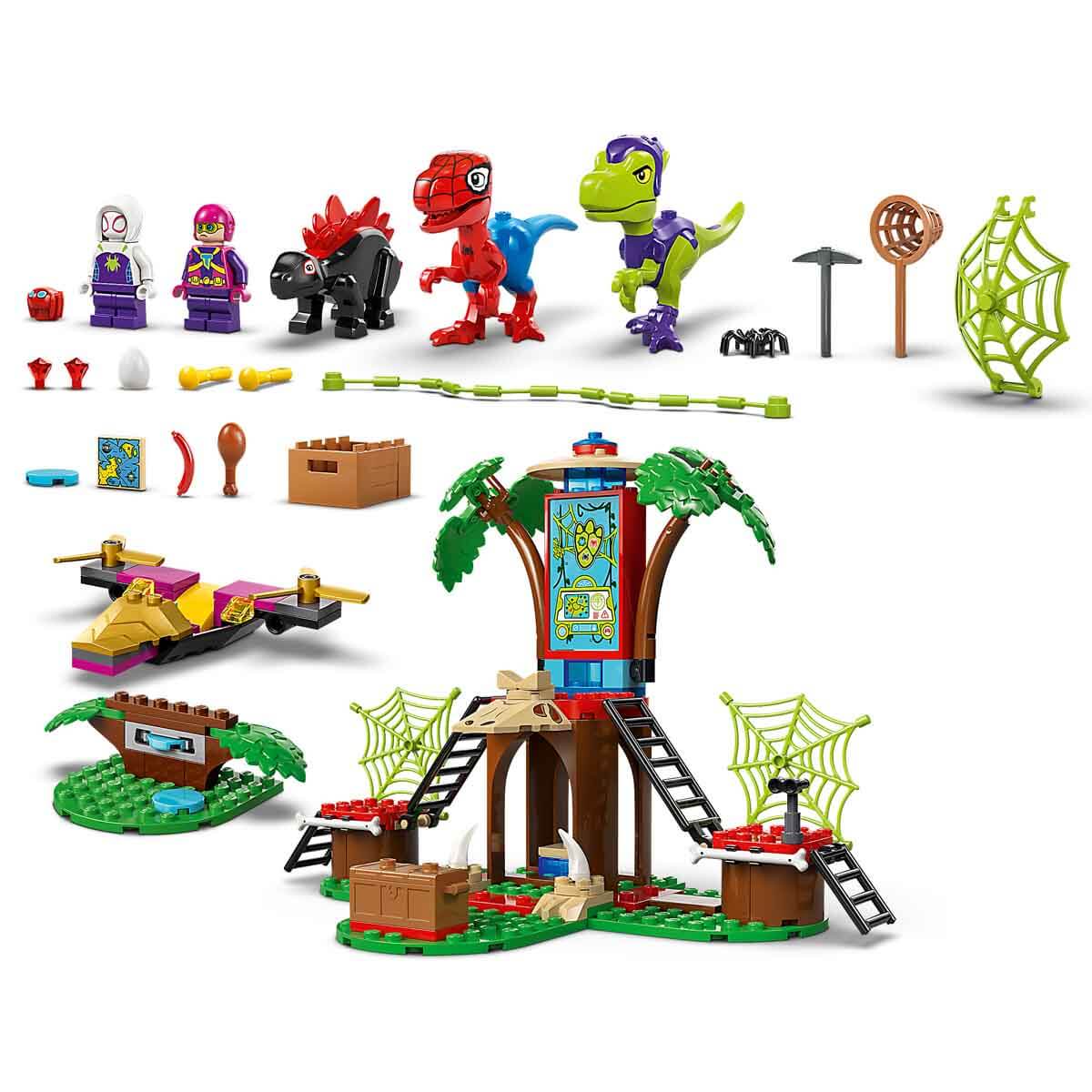 LEGO Spidey Ağaç Spidey ve Gobby nın Raptor Savaşı