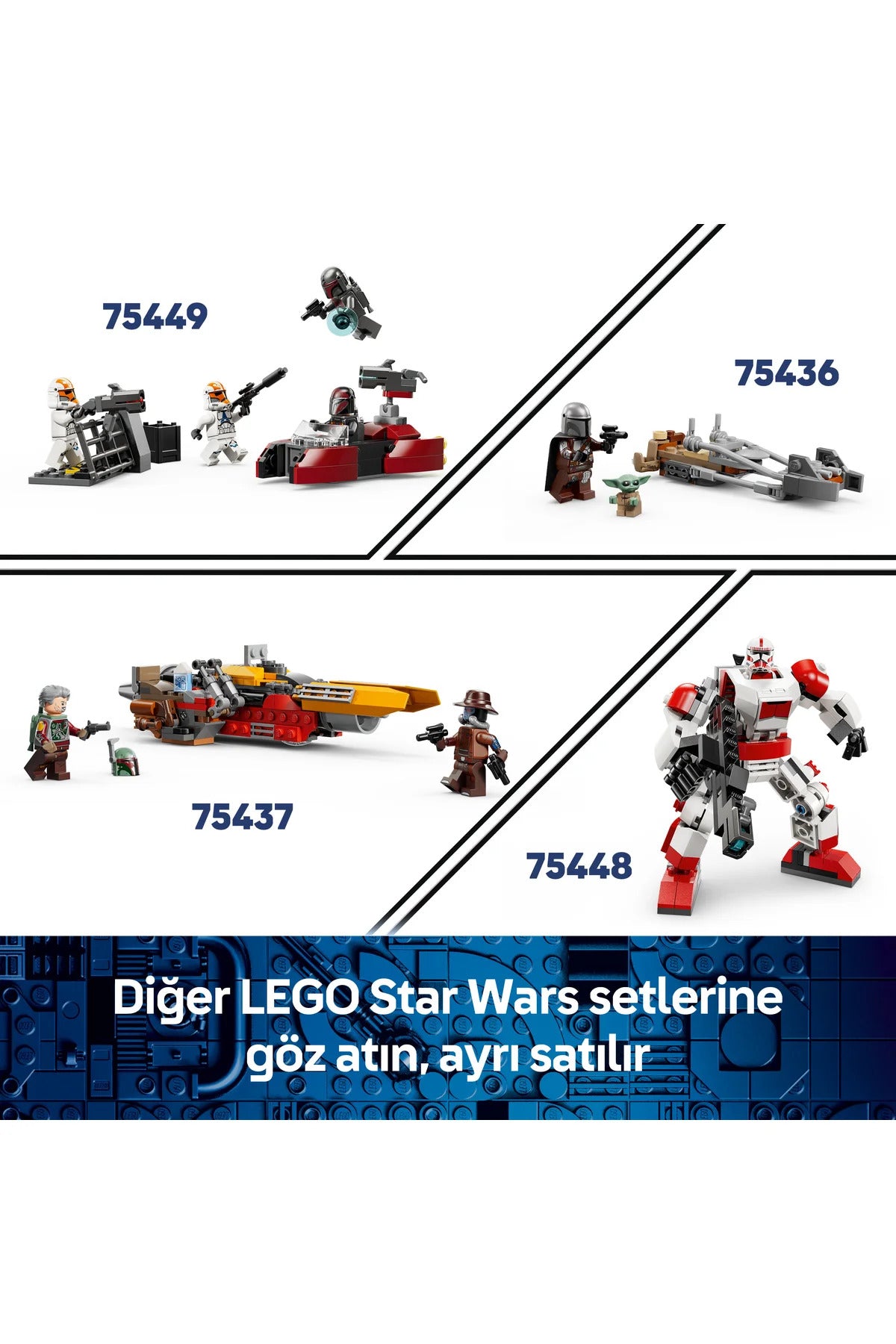 LEGO Star Wars The Mandalorian Grogu'nun Yuvası 75443