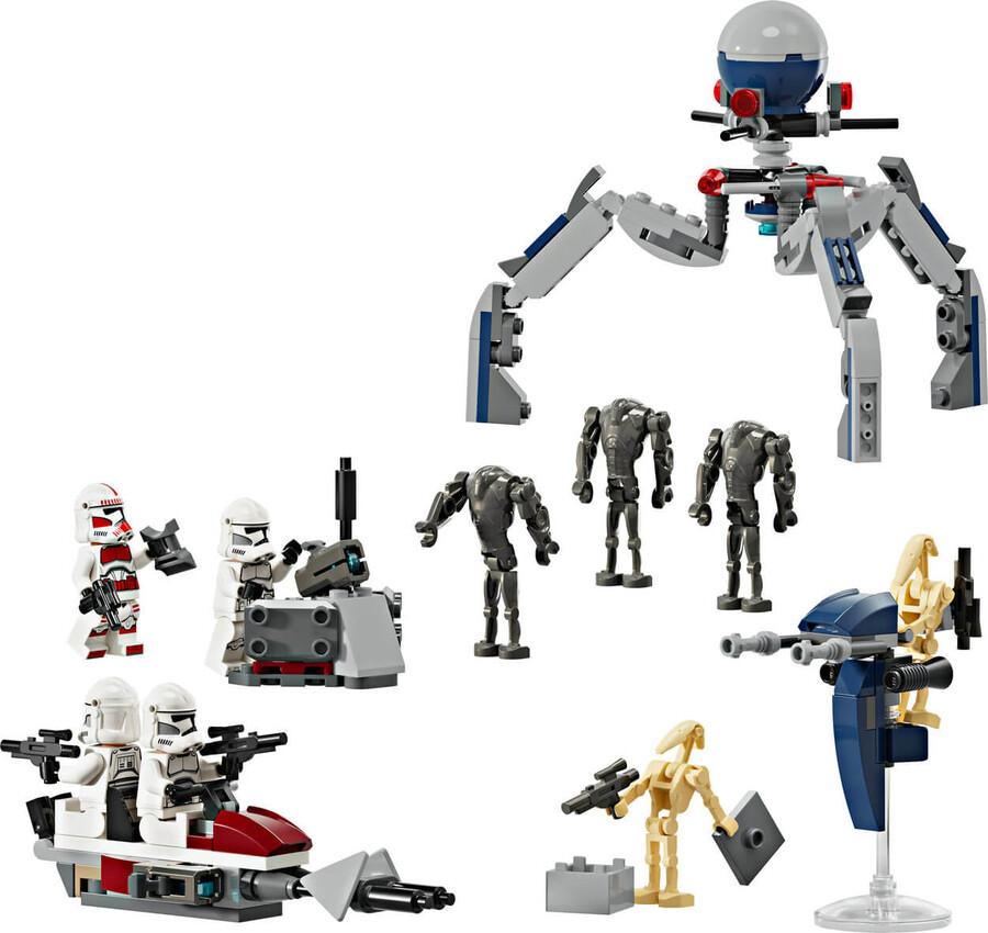 LEGO Star Wars Klon Trooper ve Savaş Droidi Savaş Paketi 75372