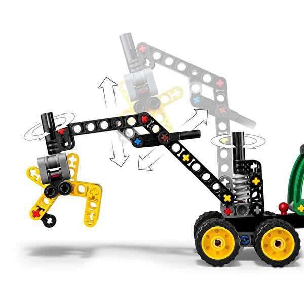 LEGO Technic John Deere 1470 Tekerlekli Orman Makinesi 42218