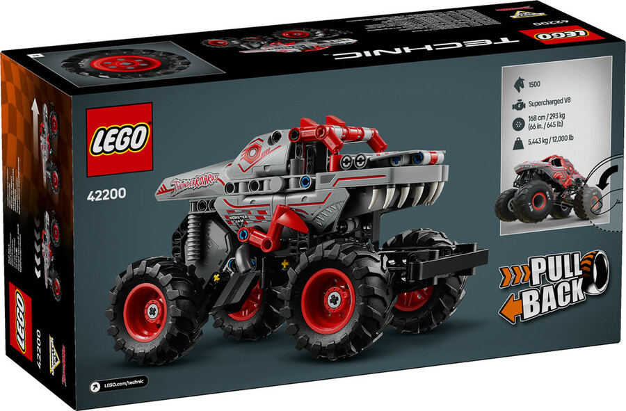 LEGO Technic Monster Jam Thunderroarus Çek-Bırak 42199
