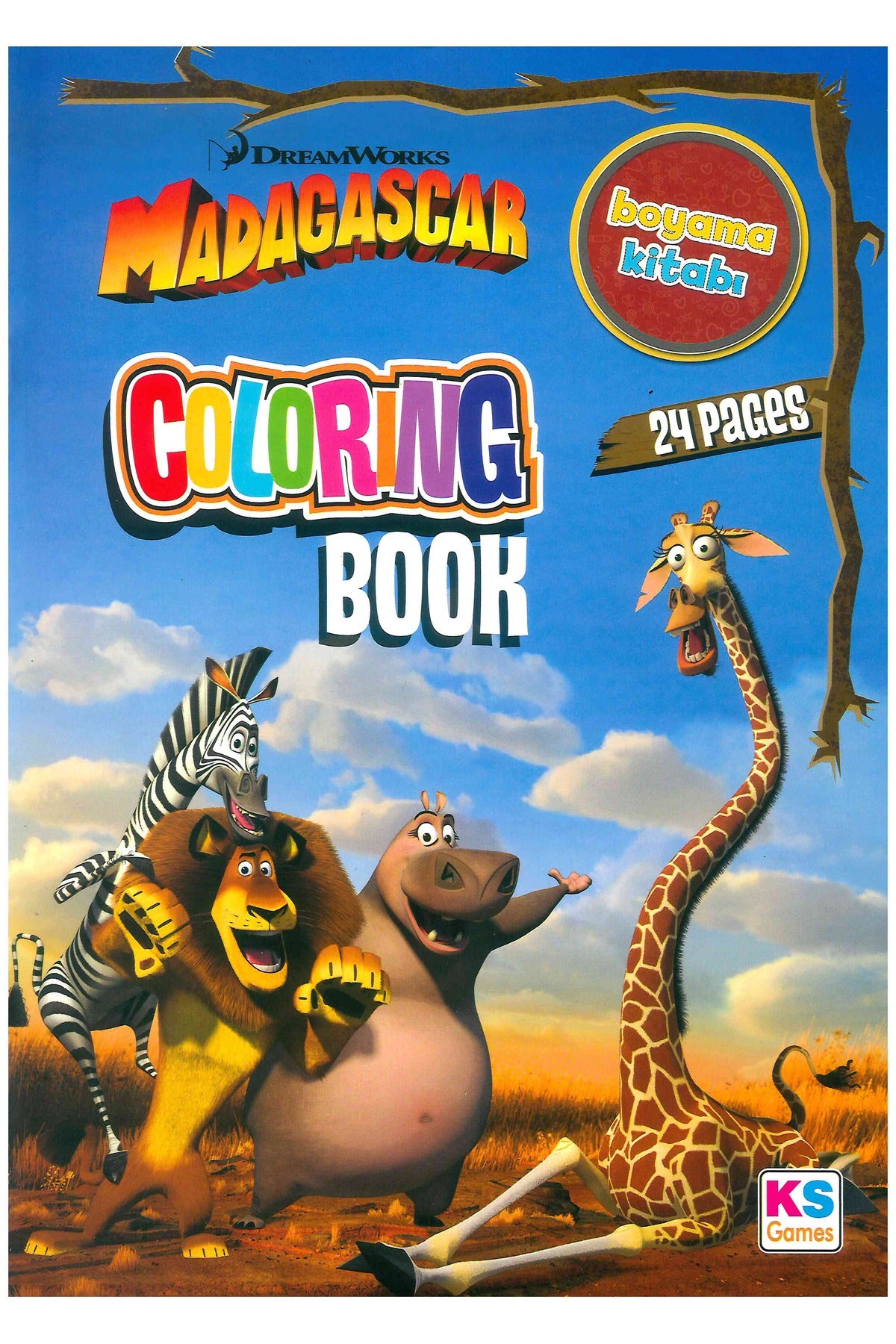 Madagascar Boyama Kitabı