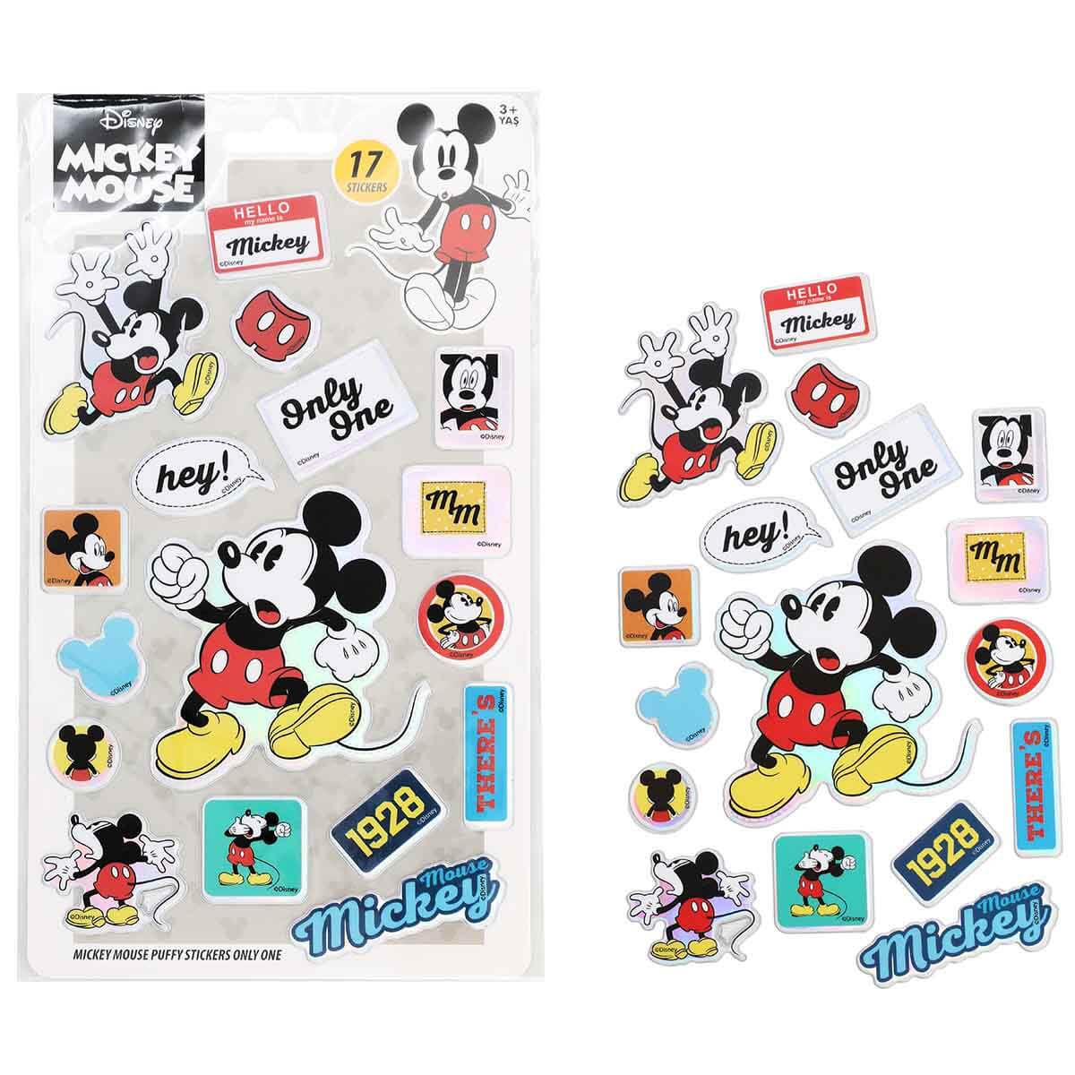 Mickey Mouse Puffy Sticker Only One
