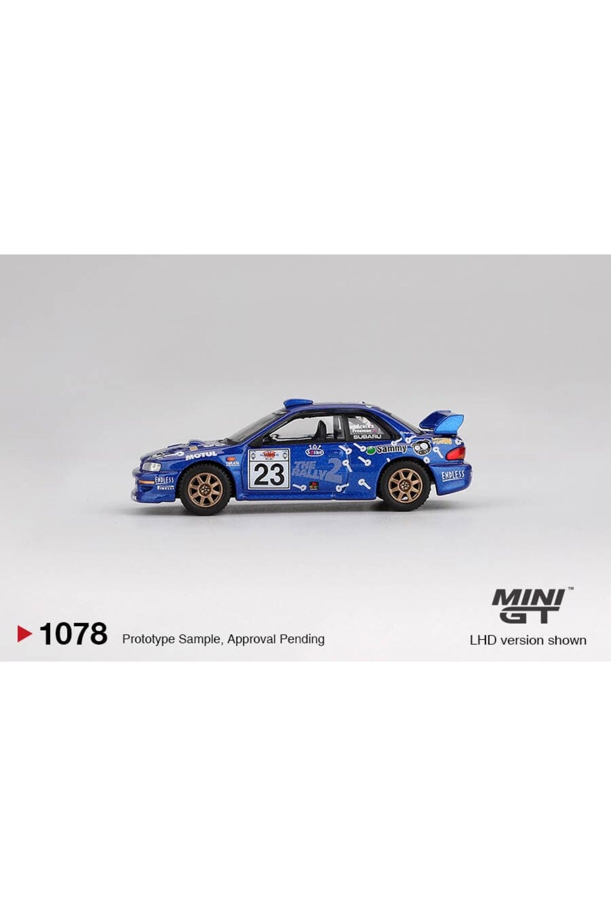 Mini GT Subaru Impreza 2000 Acropolis Rally 1:64