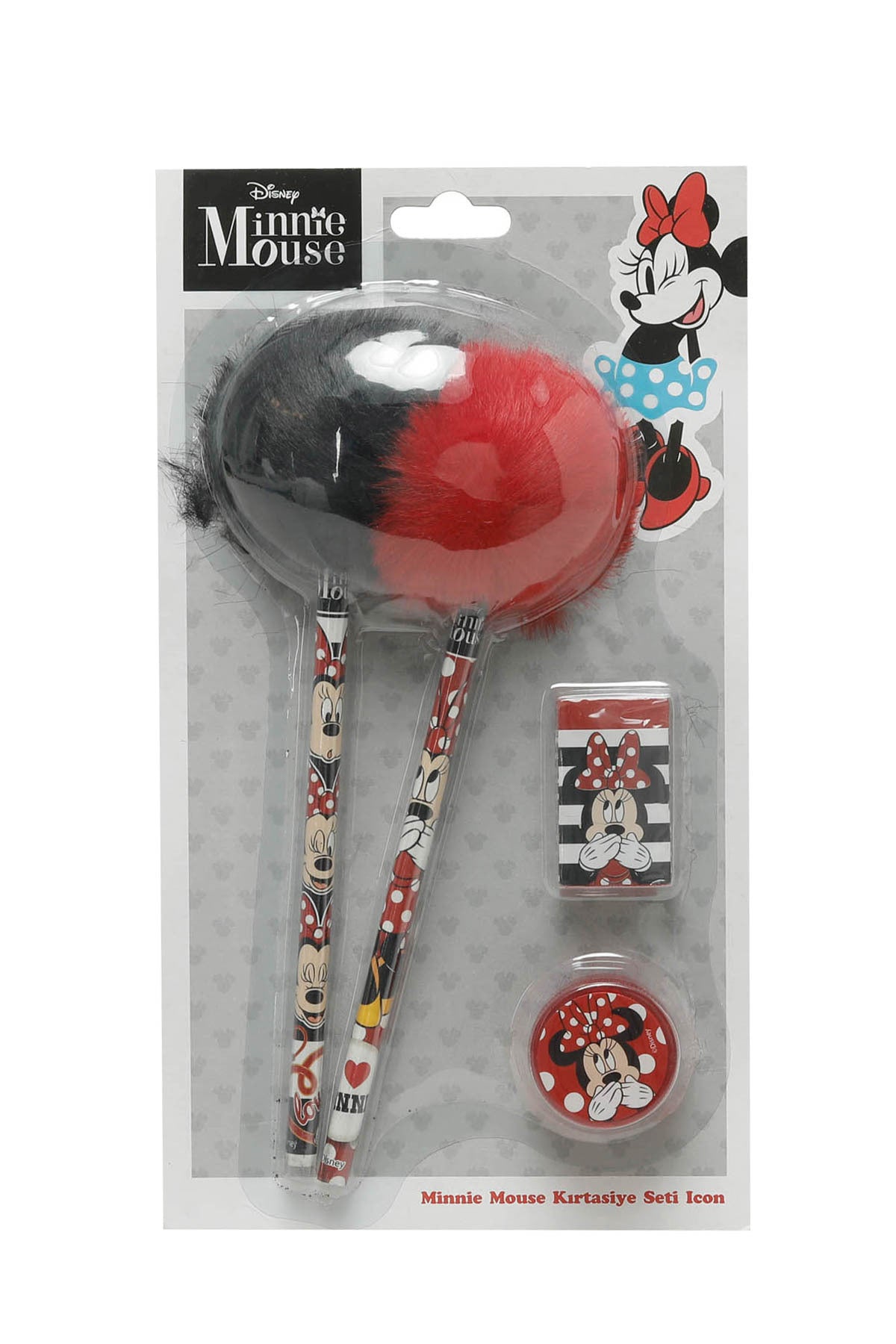 Minnie Mouse Kırtasiye Seti 4 Parça
