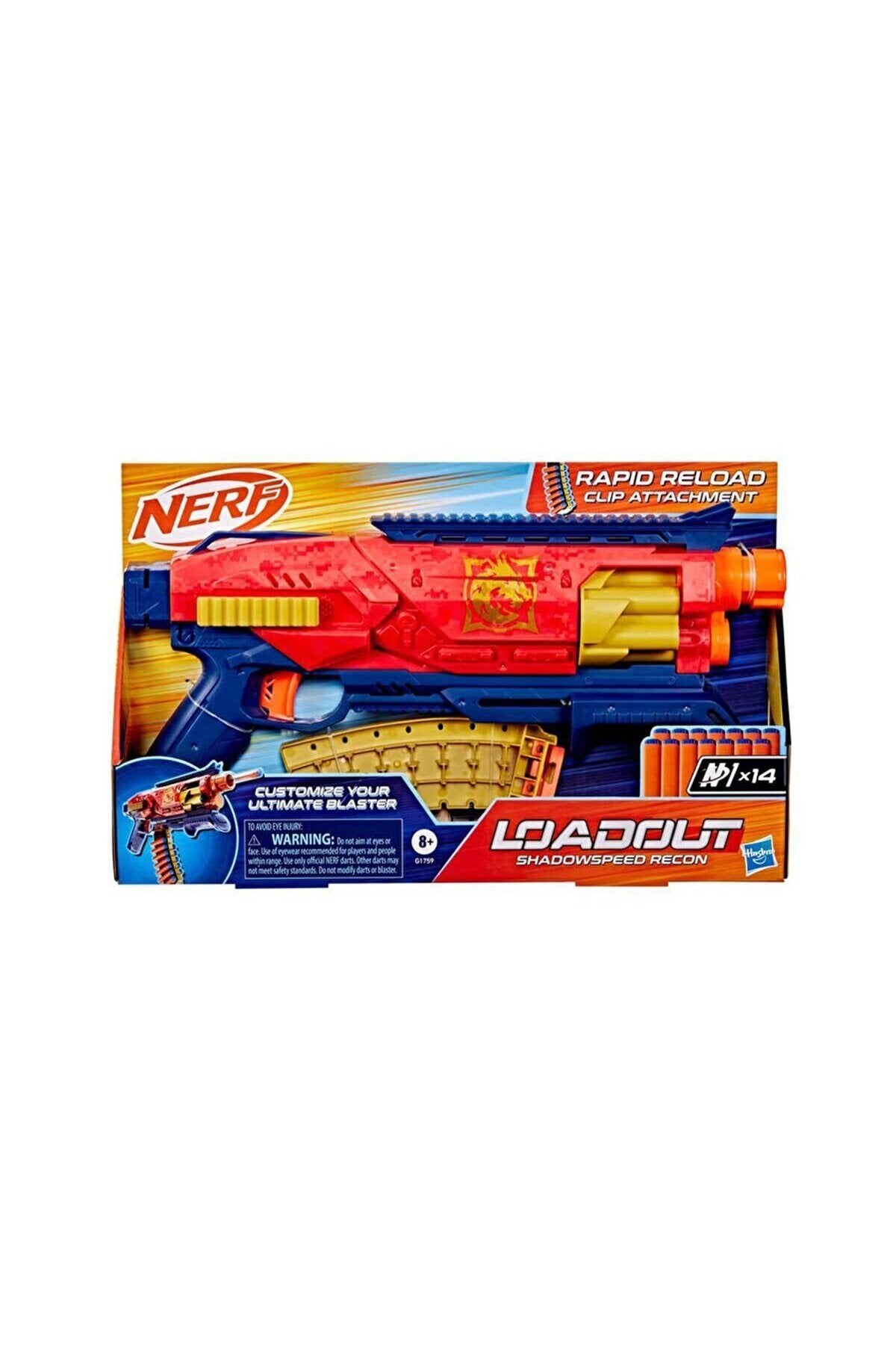 NERF Loadout Shadowspeed Recon Dart Atıcı
