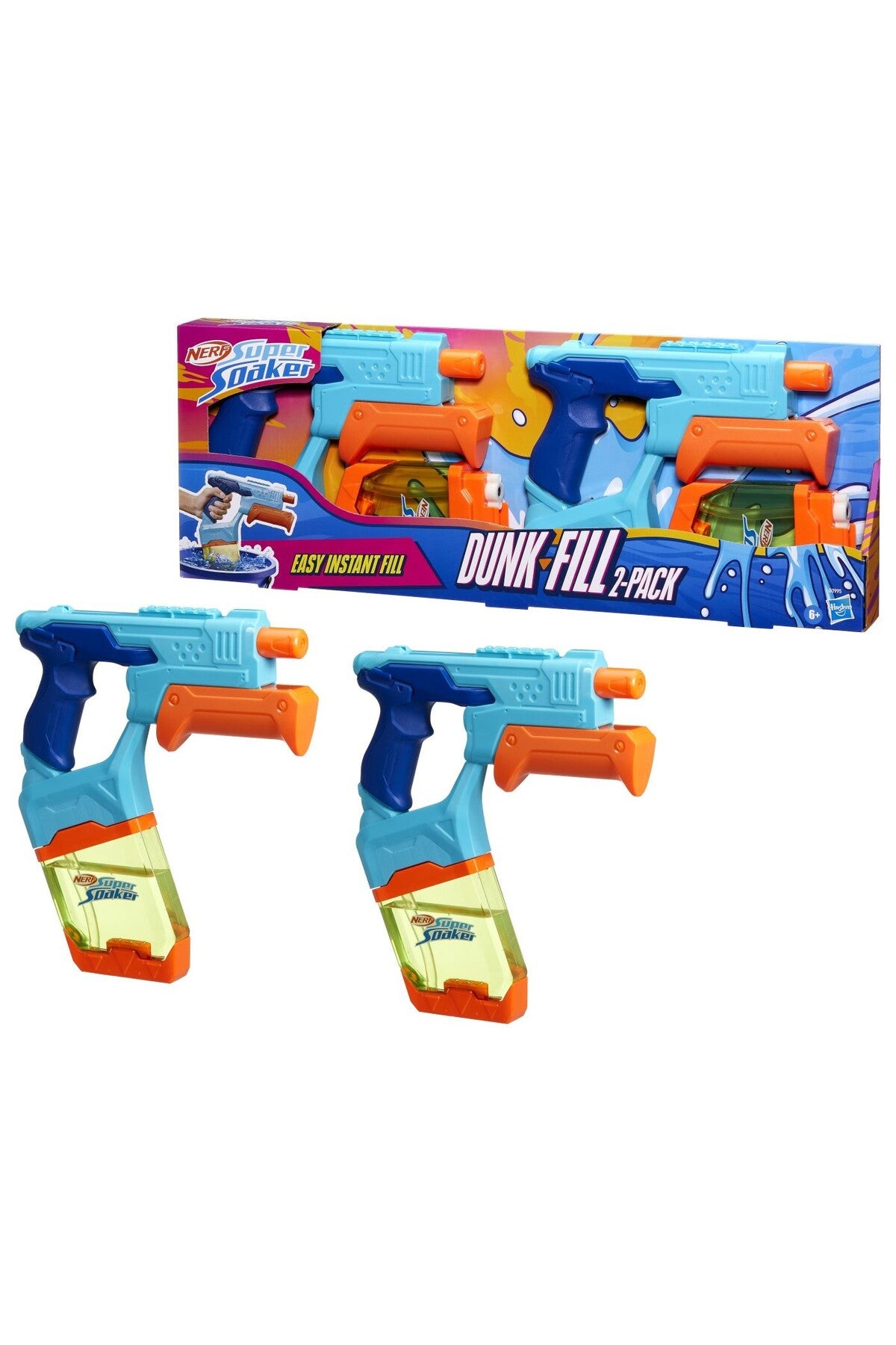 NERF Süper Soaker Dunk Fill Su Atıcı 2'li
