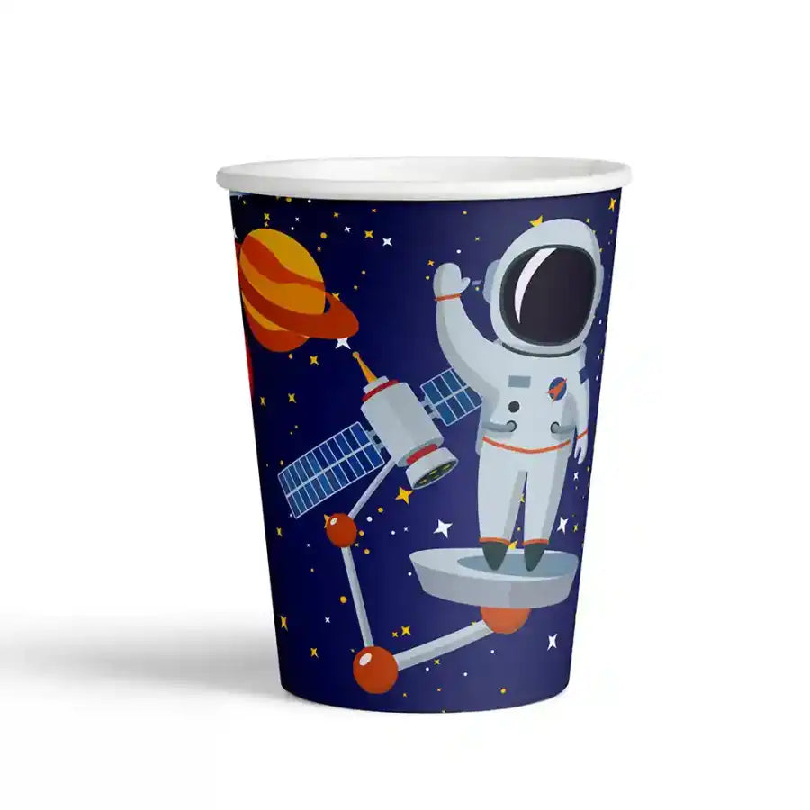 Rocket Space Karton Bardak 8li 8oz