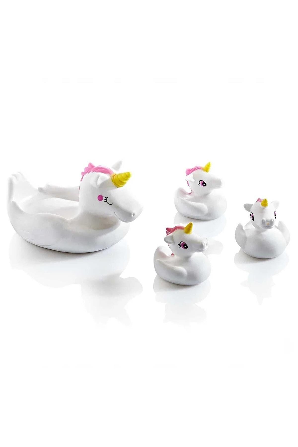 Sevimli Unicorn Ailesi Banyo Oyuncağı
