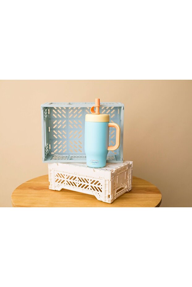 SipnJoy HandleHug Tumbler Termos Turkuaz 550 ml