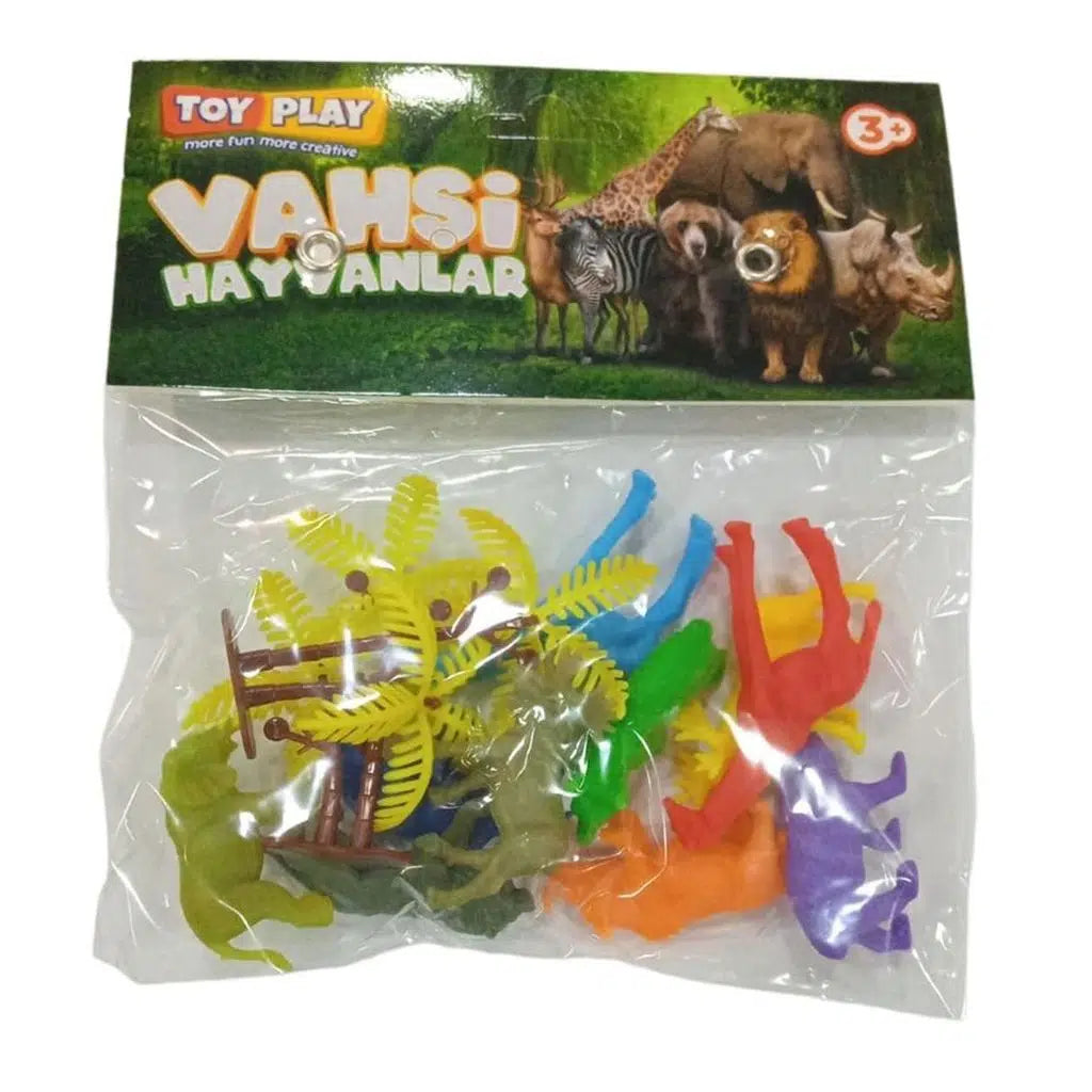 Small Wild Pack Wild Animals Figür Seti