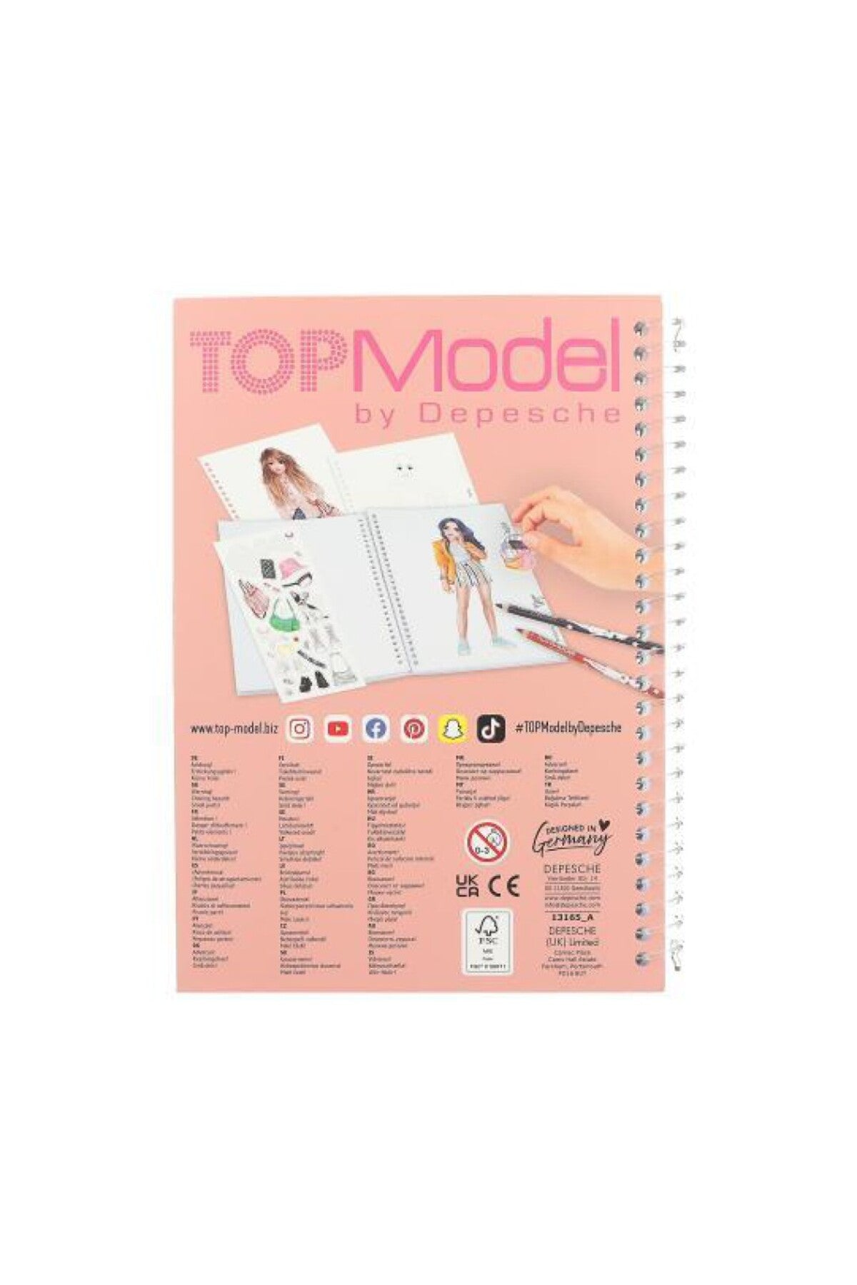 Top Model Boyama Kitabı Cep Boy