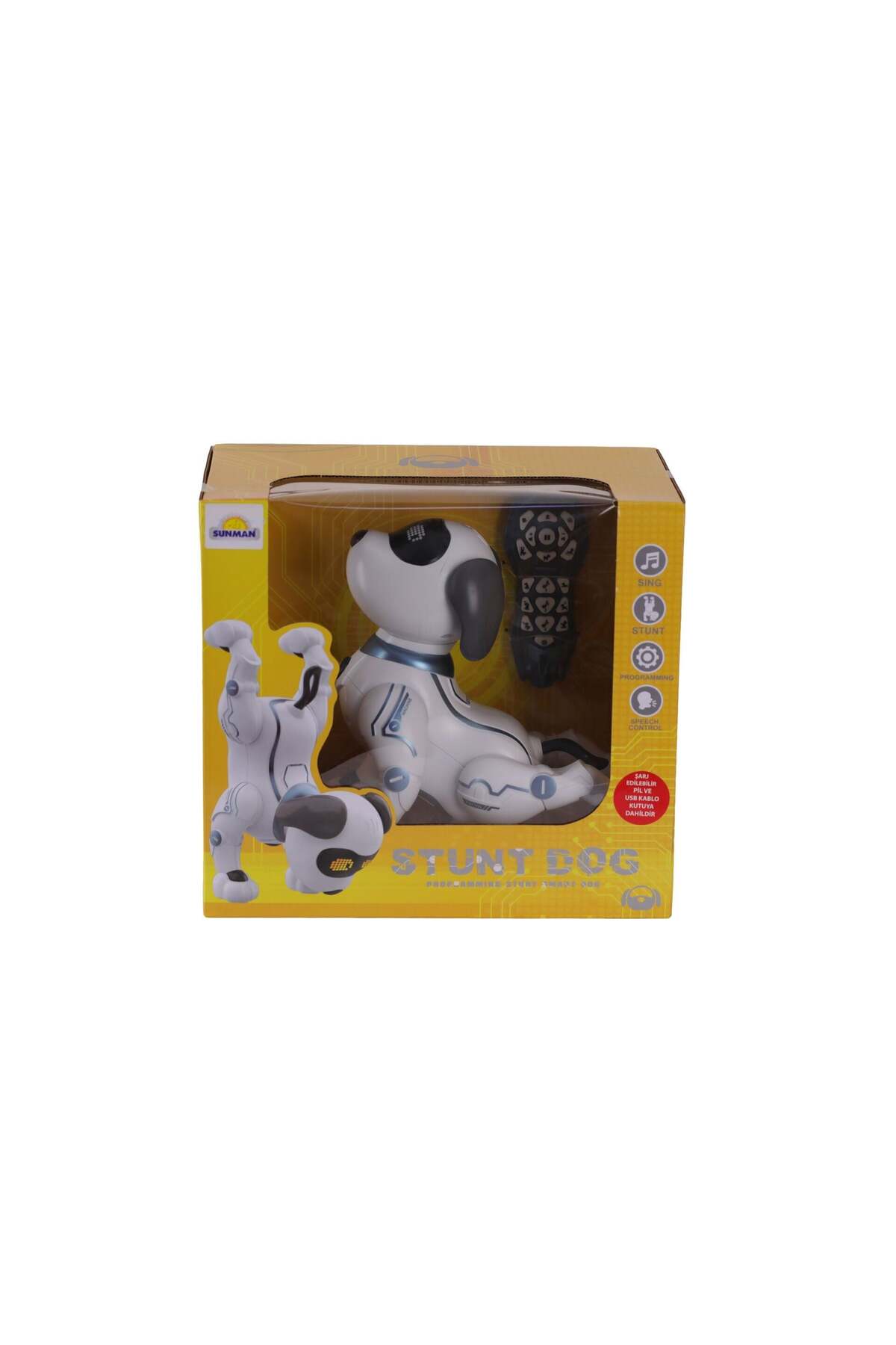 Uzaktan Kumandalı Akrobat Robot Köpek Sesli