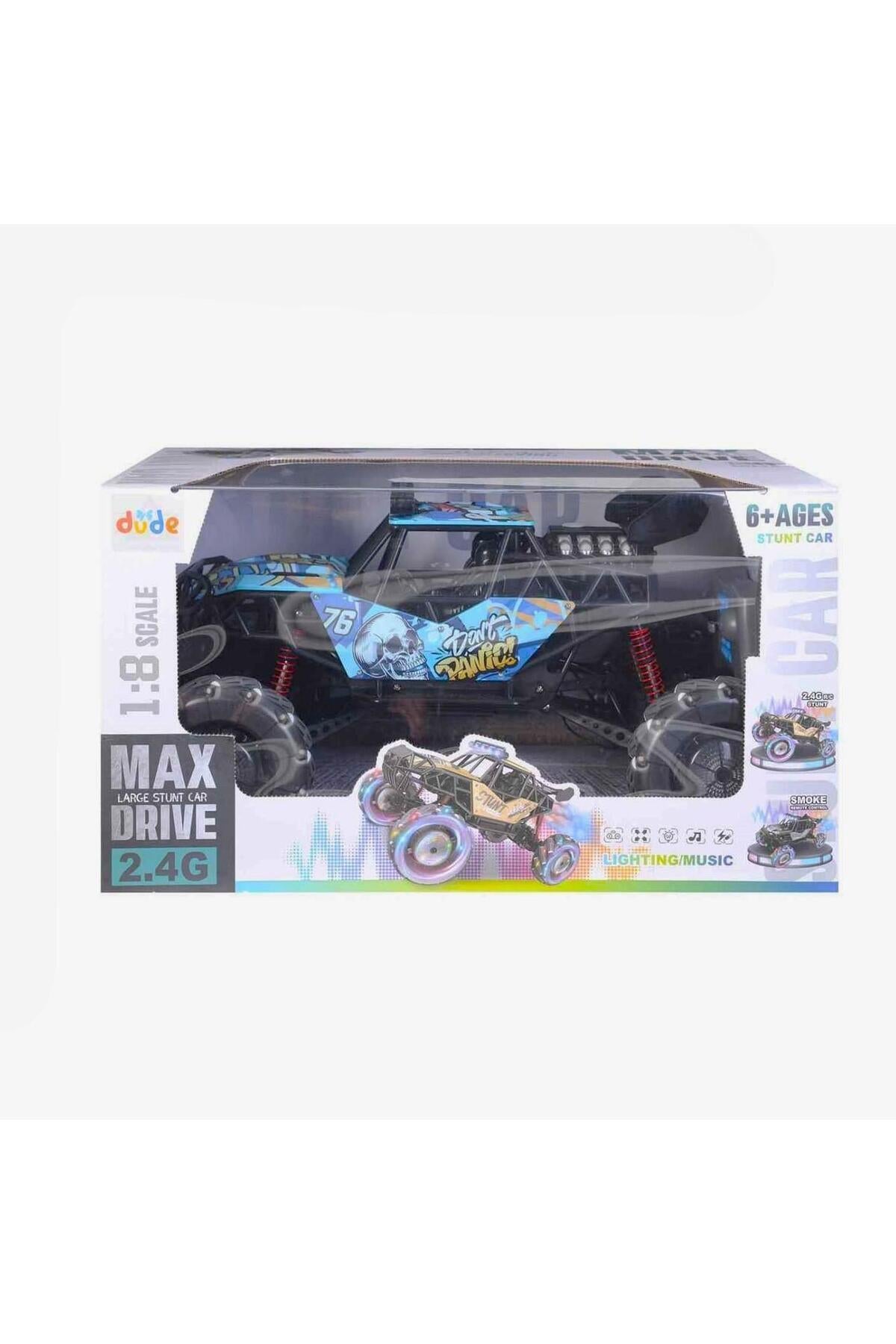 Uzaktan Kumandalı Dans Eden Işıklı Araba 2.4G 1:8
