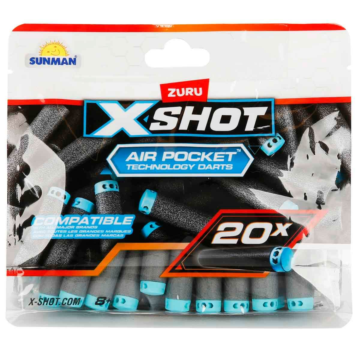 X Shot Excel 20’li Yedek Sünger Dart Paketi