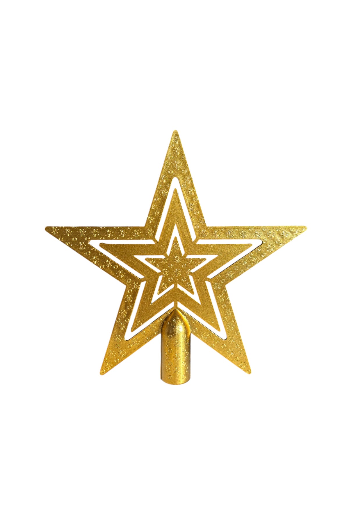 Yılbaşı Çam Ağacı Tepeliği Gold 18 cm