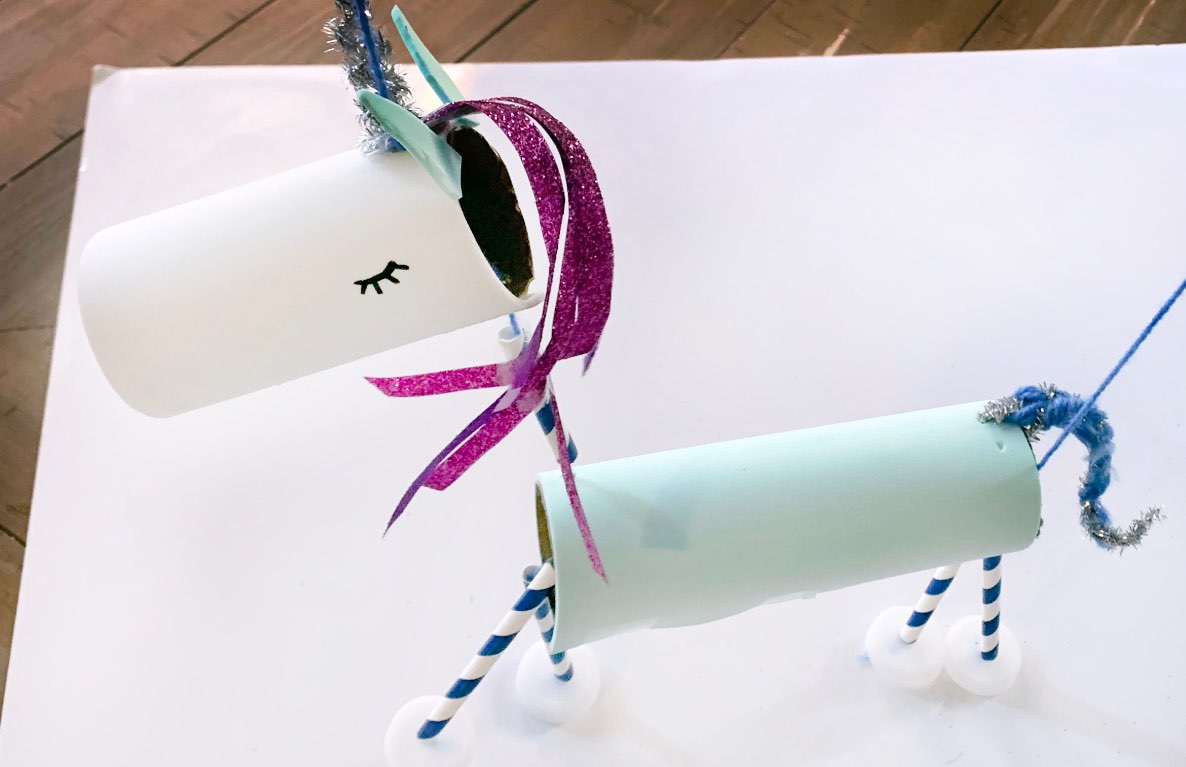 İpli Unicorn Kuklası Yapımı