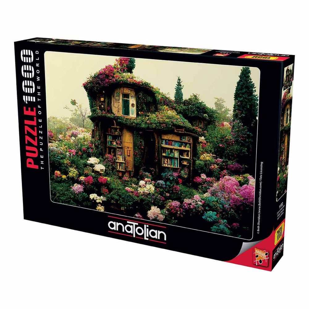 Anatolian Puzzle Çiçekli Kütüphane 1000 Parça