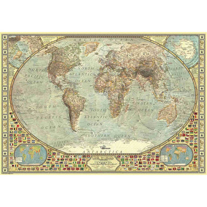 Anatolian Puzzle Dünya Haritası 2000 Parça