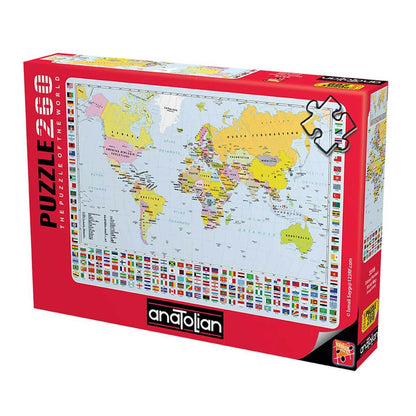 Anatolian Puzzle Dünya Haritası 260 Parça